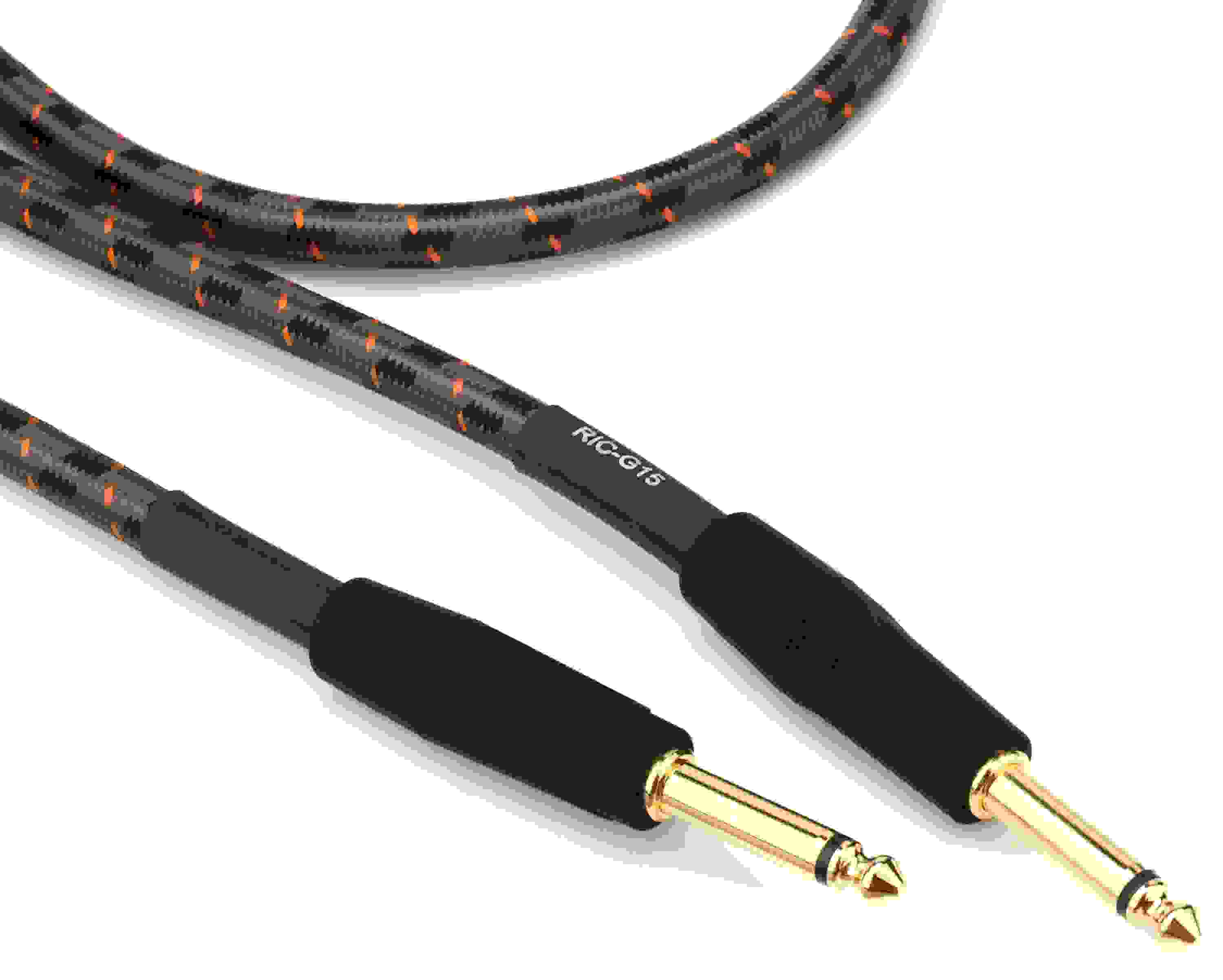 Roland RIC-G15 Gold Series Straight to Straight Instrument Cable - 15 foot