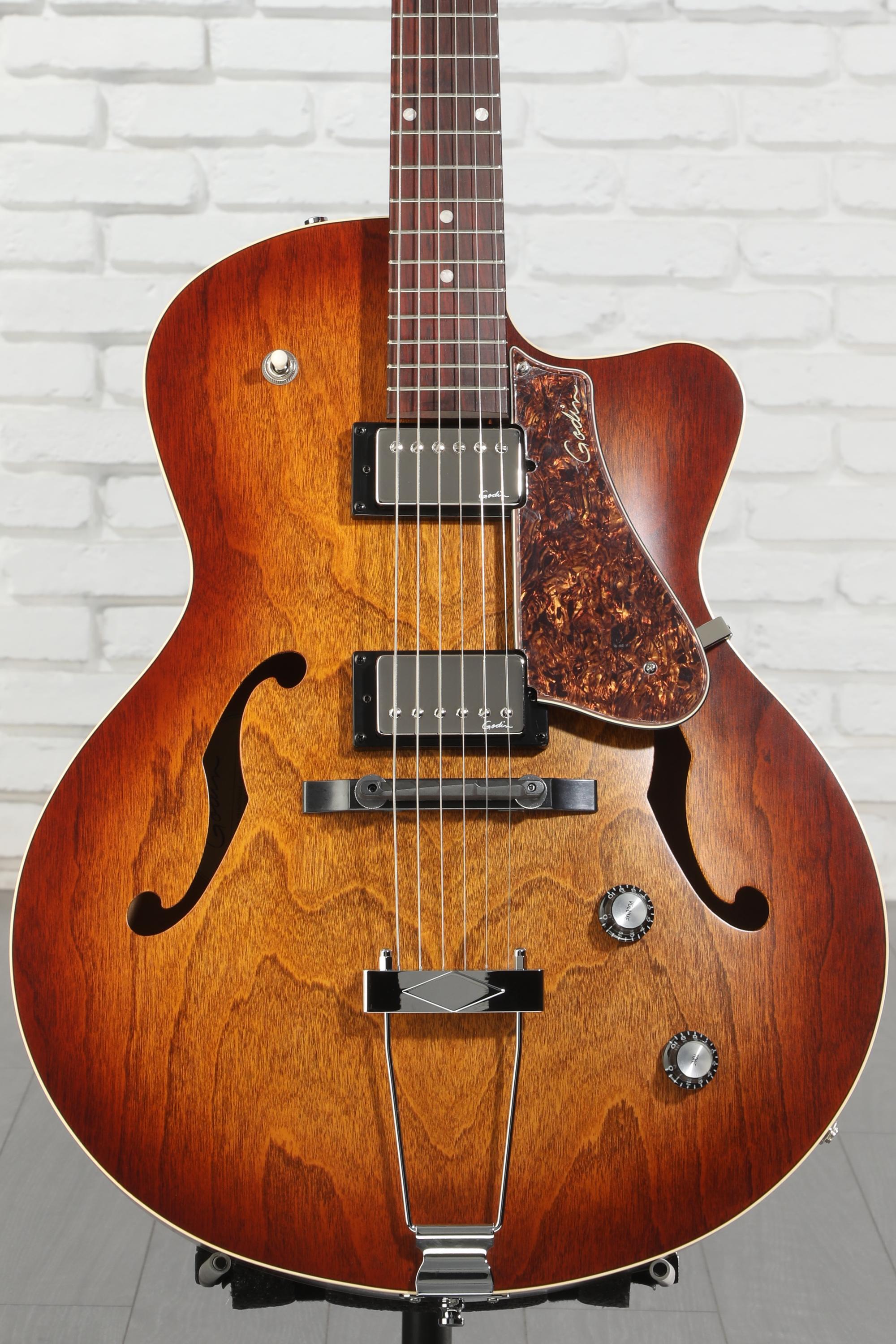 Godin 5th Avenue CW Kingpin II HB Hollowbody Electric Guitar