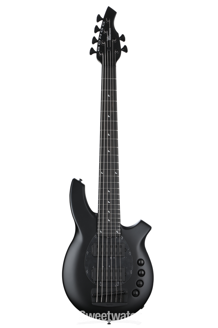Ernie Ball Music Man Bongo 6HH Electric Bass Guitar - Stealth