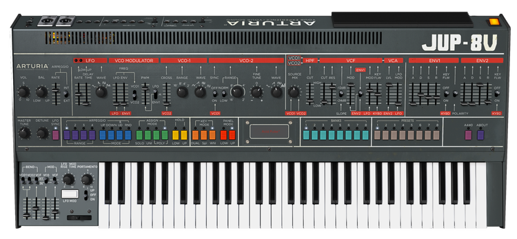 Arturia Jup-8 V Analog Synthesizer Software Instrument