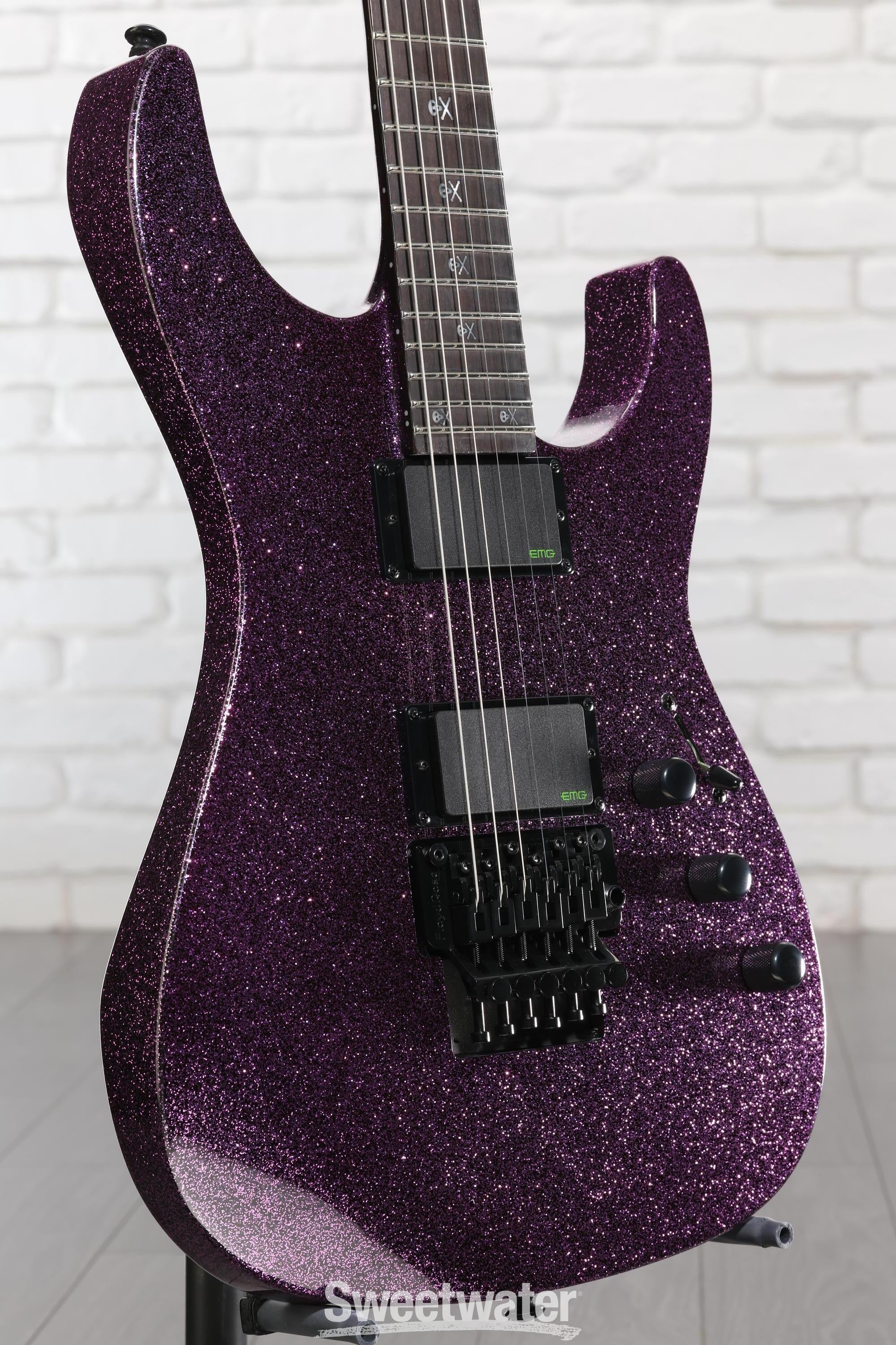 Photo of ESP LTD Kirk Hammett Signature KH-602 - Purple Sparkle