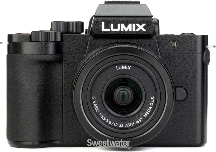 Panasonic Lumix G100D Mirrorless Camera with 12-32mm Lens