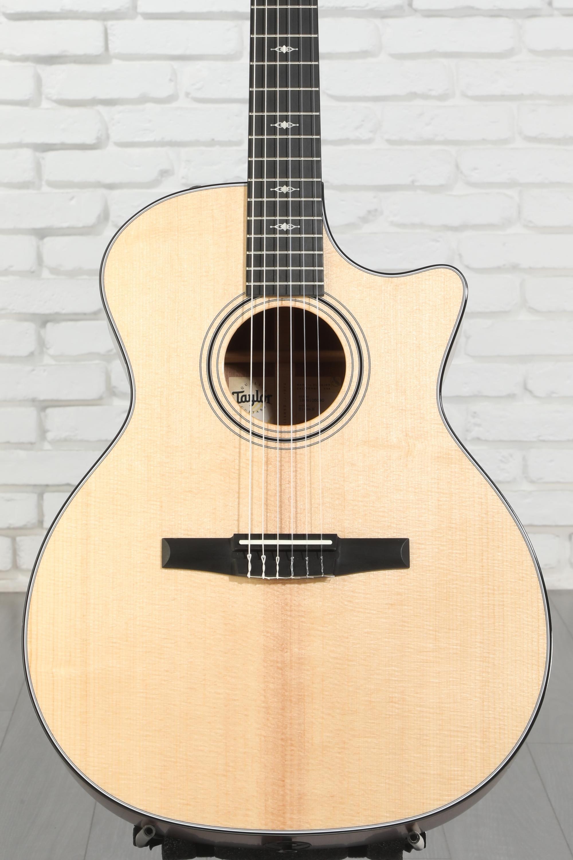 Taylor 314ce-N Nylon Acoustic-electric Guitar - Natural Sitka