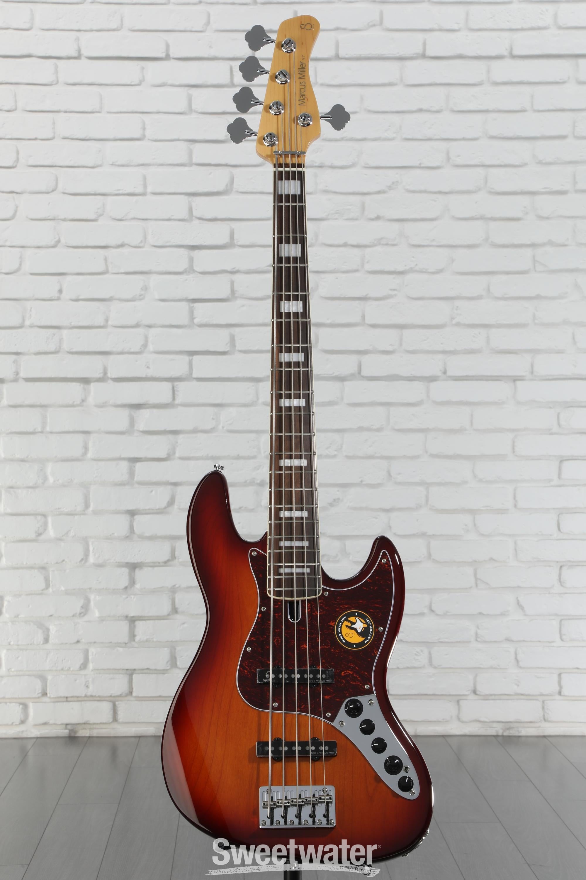 Sire Marcus Miller V7 Alder 5-string Bass Guitar - Tobacco