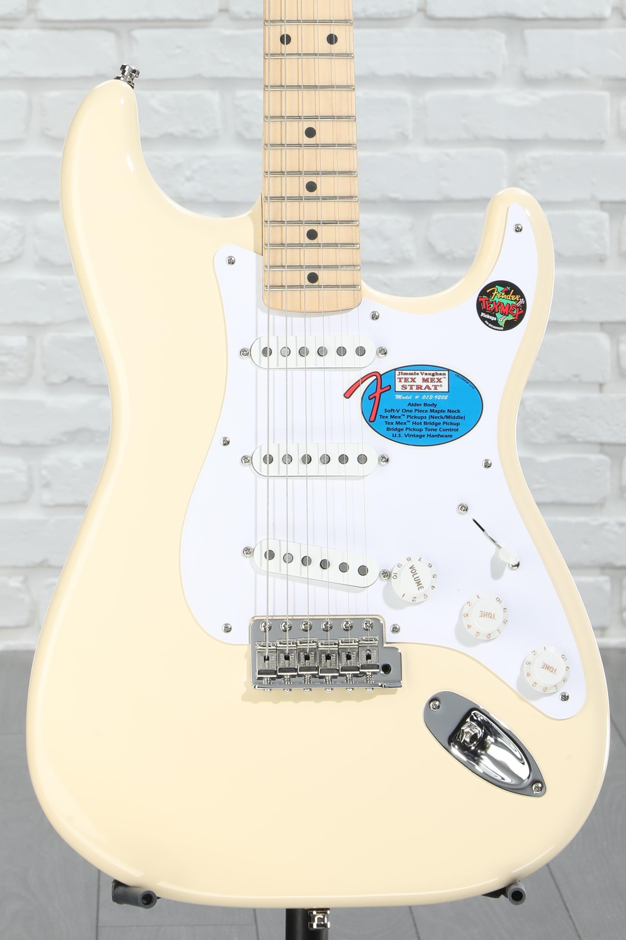 Fender Jimmie Vaughan Tex-Mex Stratocaster - Olympic White