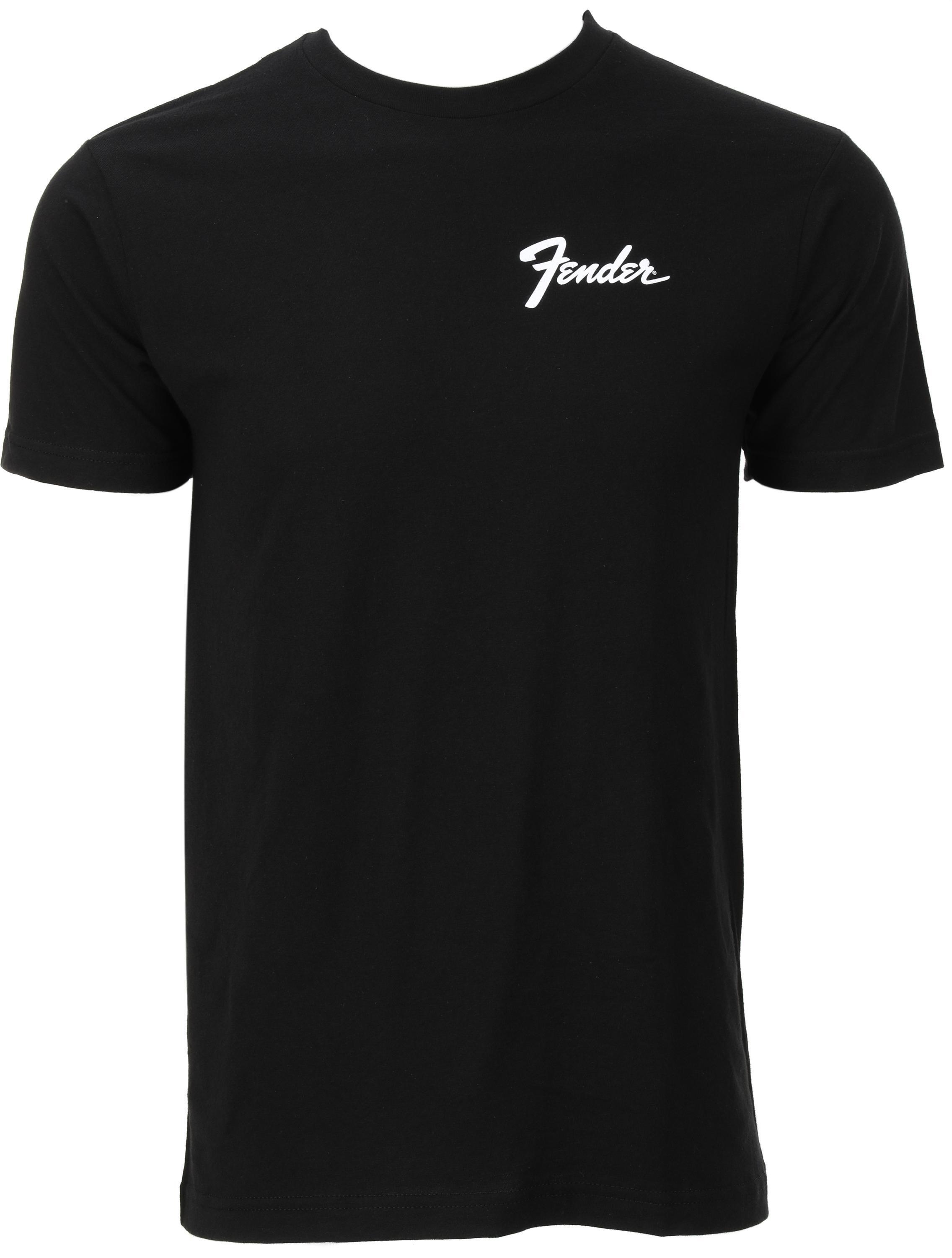 Fender Transition Logo T-shirt - X-Large, Black | Sweetwater