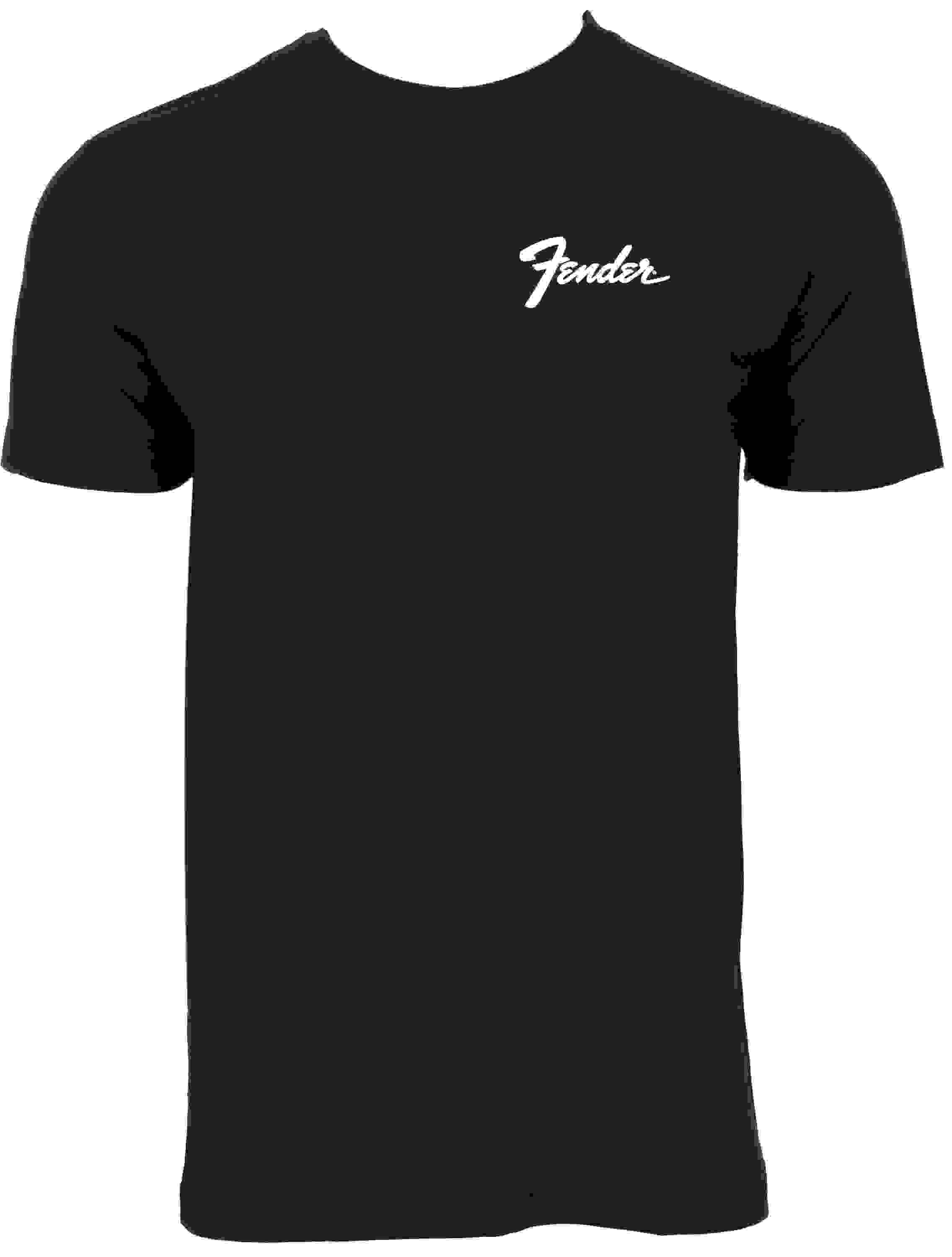 Fender Transition Logo Tshirt Large, Black Sweetwater