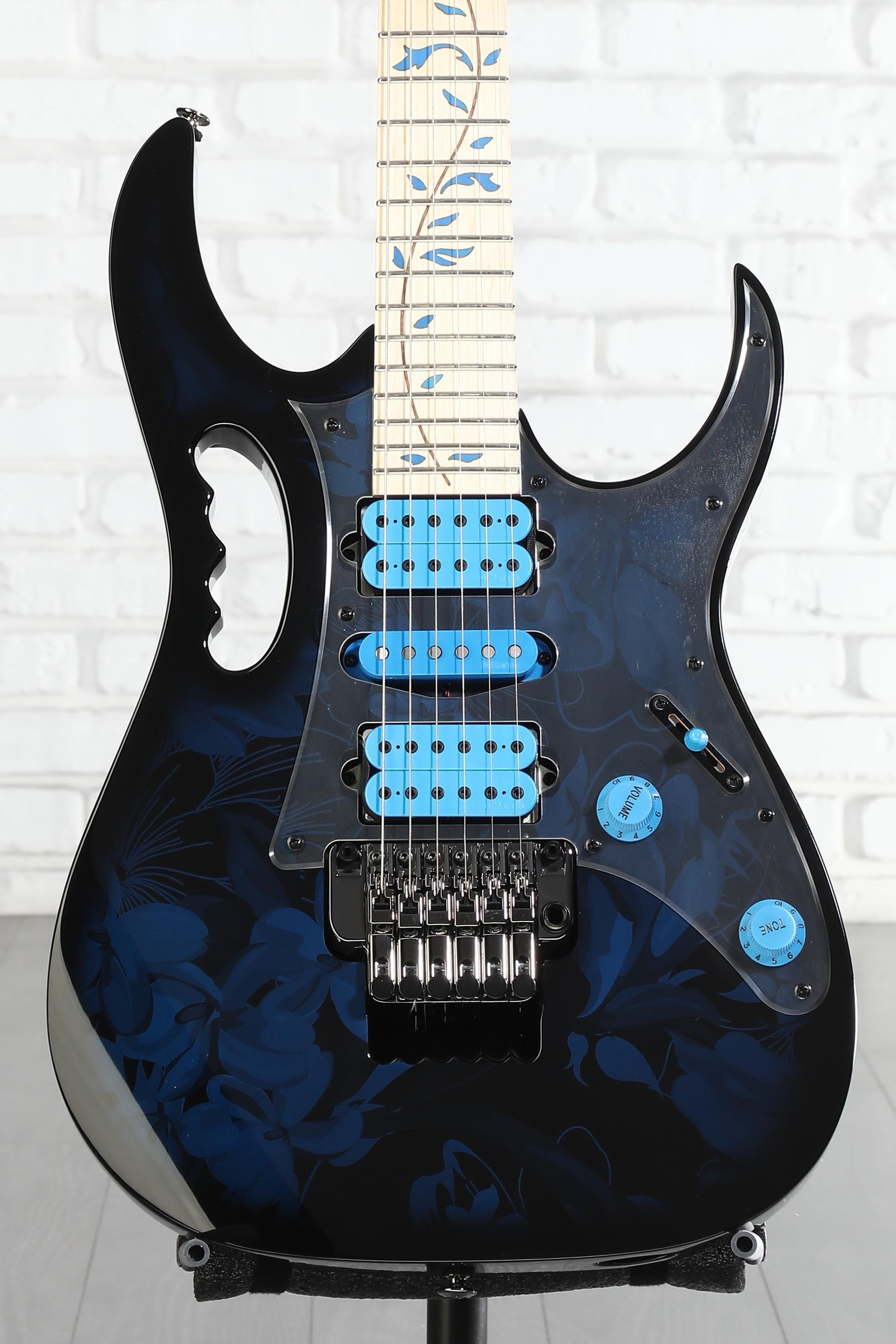 Ibanez Steve Vai Signature JEM77 - Blue Floral Pattern | Sweetwater