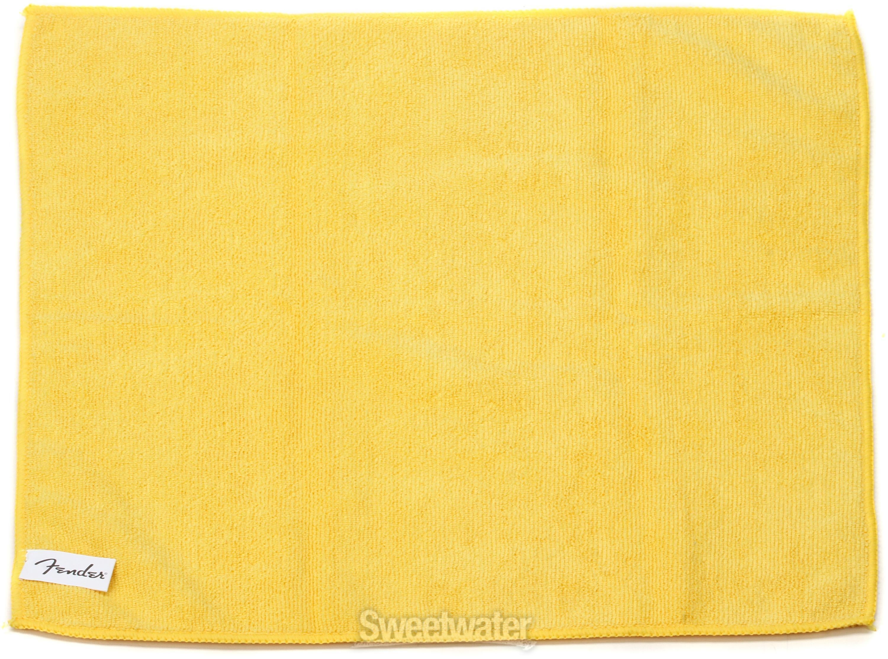 Fender Dual-Sided Super-Soft Microfiber Polish Cloth | Sweetwater