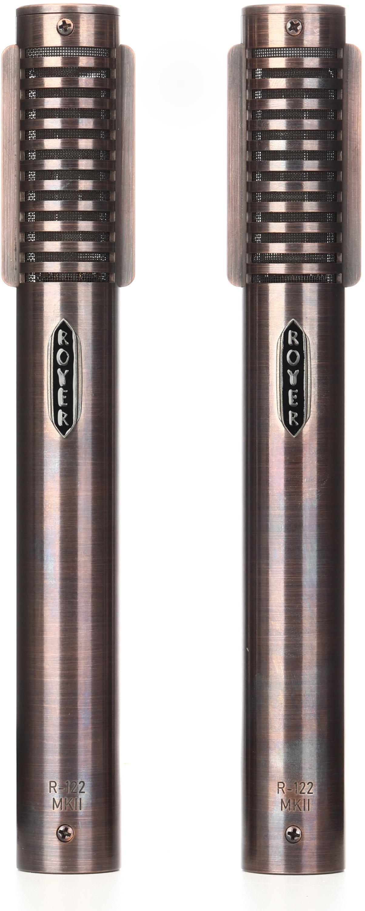 Royer R-122 MKII Active Ribbon Microphone Matched Pair