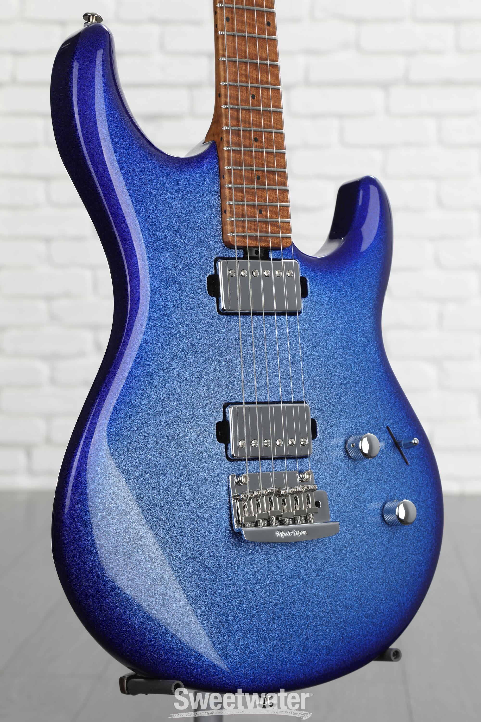 Ernie Ball Music Man Luke III HH Electric Guitar - Pacific Blue