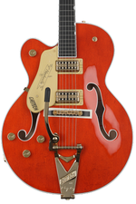 Photo of Gretsch G6120TG Players Edition Nashville with Bigsby, Left-handed - Orange Stain