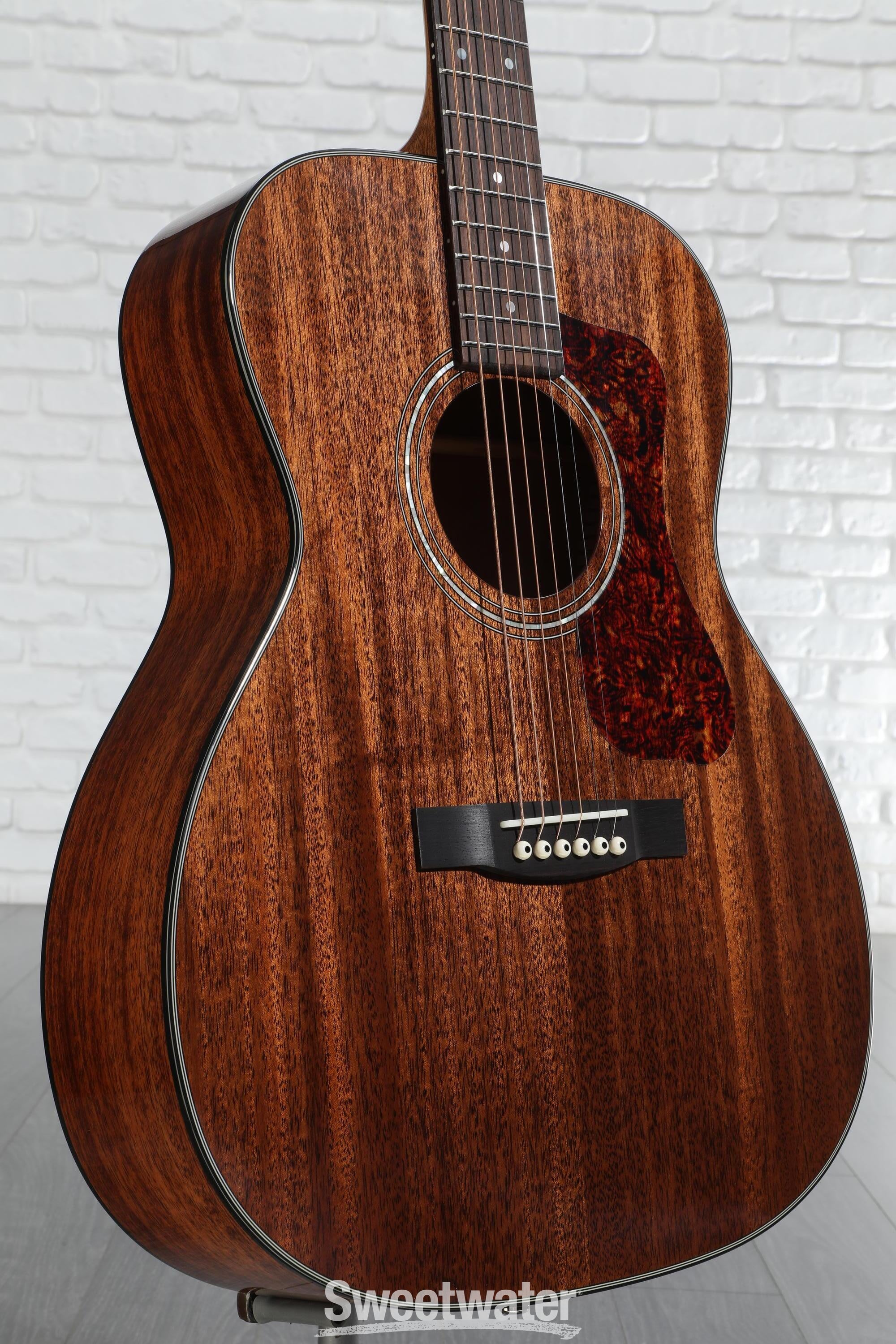 Guild OM-120, Orchestra Acoustic Guitar - Natural | Sweetwater Guild OM-120, Orchestra Acoustic Guitar - Natural | Sweetwater