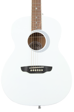 Photo of Luna Aurora Borealis 3/4-Size Acoustic Guitar - White Sparkle