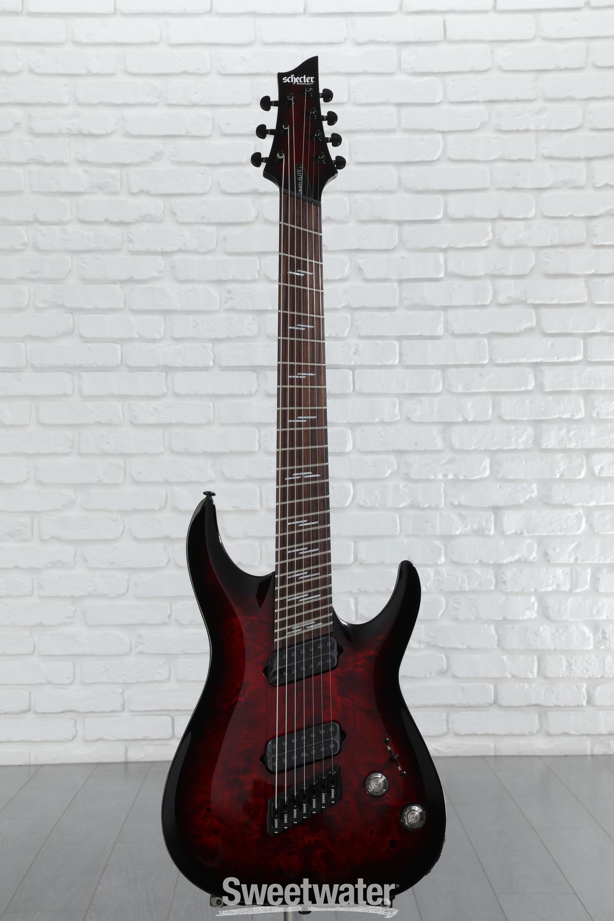 Schecter Omen Elite-7 Multiscale Electric Guitar - Black Schecter Omen Elite-7 Multiscale Electric Guitar - Black