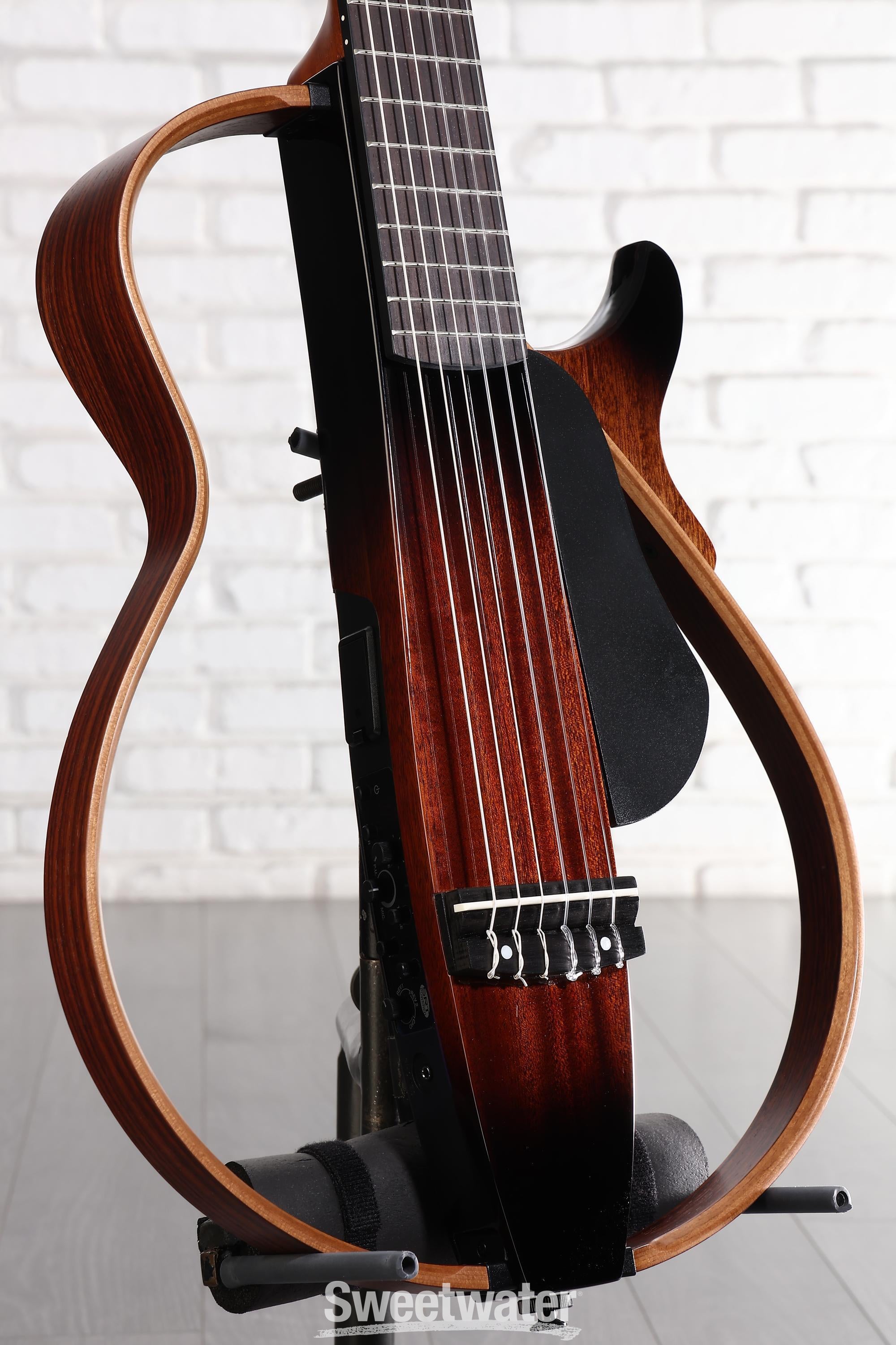 Photo of Yamaha SLG200N Silent Nylon-String Guitar - Tobacco Sunburst