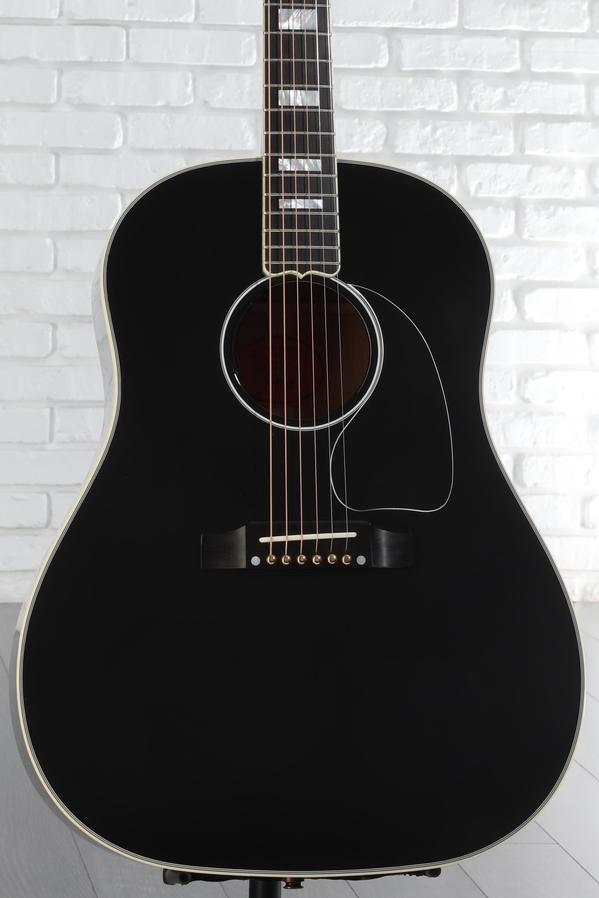 ギター Gibson J-45 ADJ Ebony Gibson custom shop J-45 Custom, Ebony | Gibson