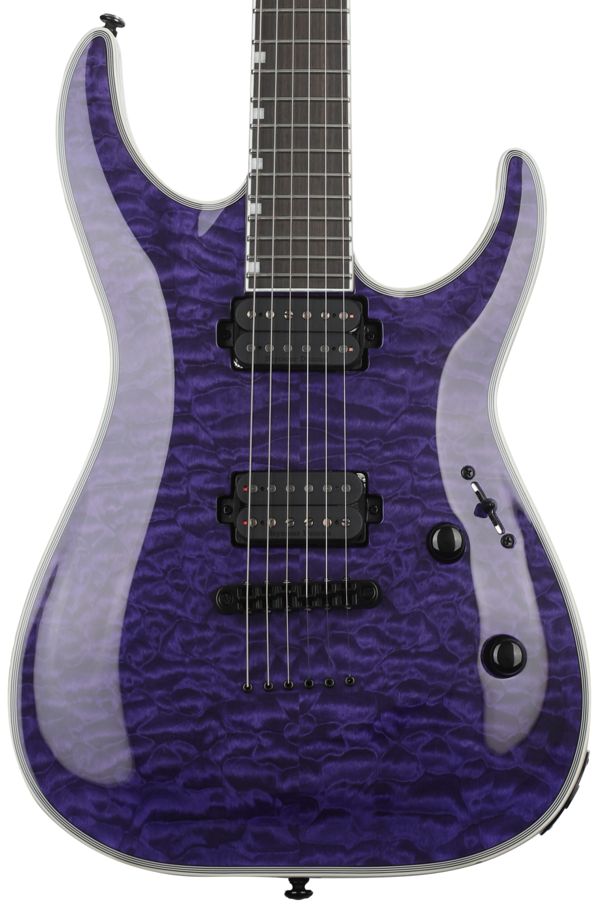 ESP LTD MH-1000NT QM - See Thru Purple | Sweetwater