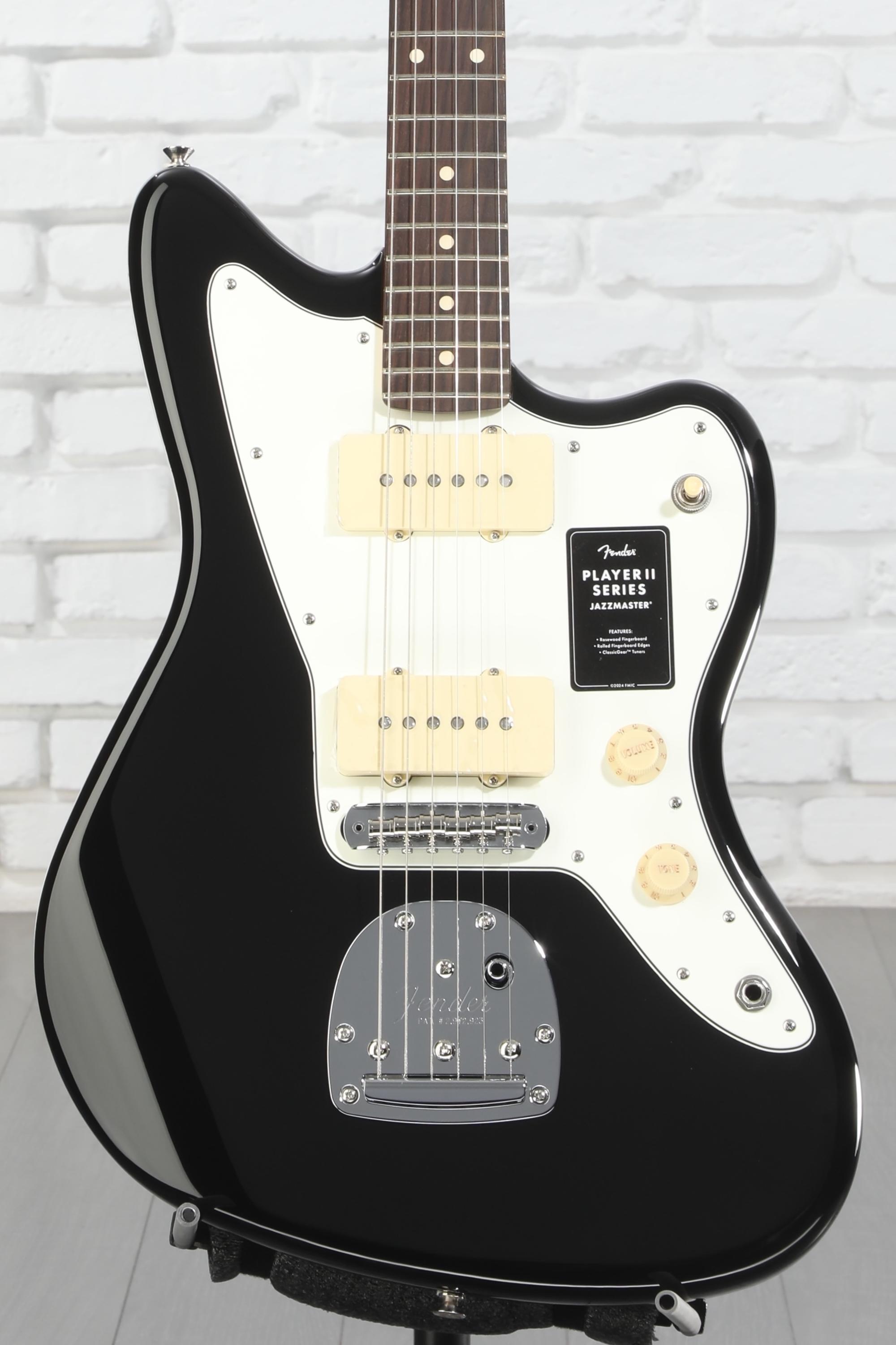 Fender Player II Jazzmaster Electric Guitar - Black | Sweetwater