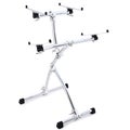 Photo of Gibraltar GKS-KT76 Key Tree 2-Tier Keyboard Stand - Chrome
