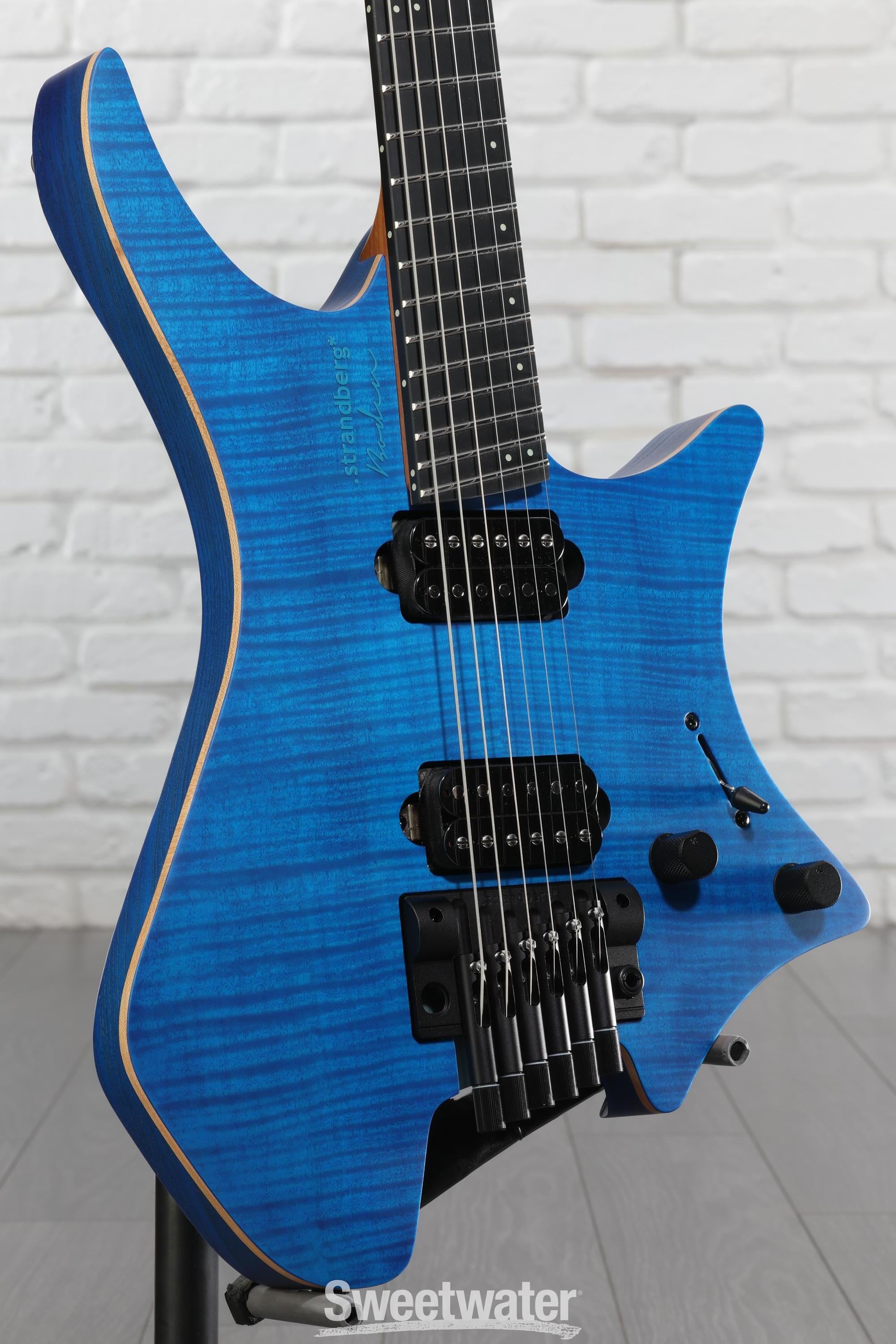 Photo of Strandberg Boden Prog NX 6 Electric Guitar - Stained Trans Deep Blue