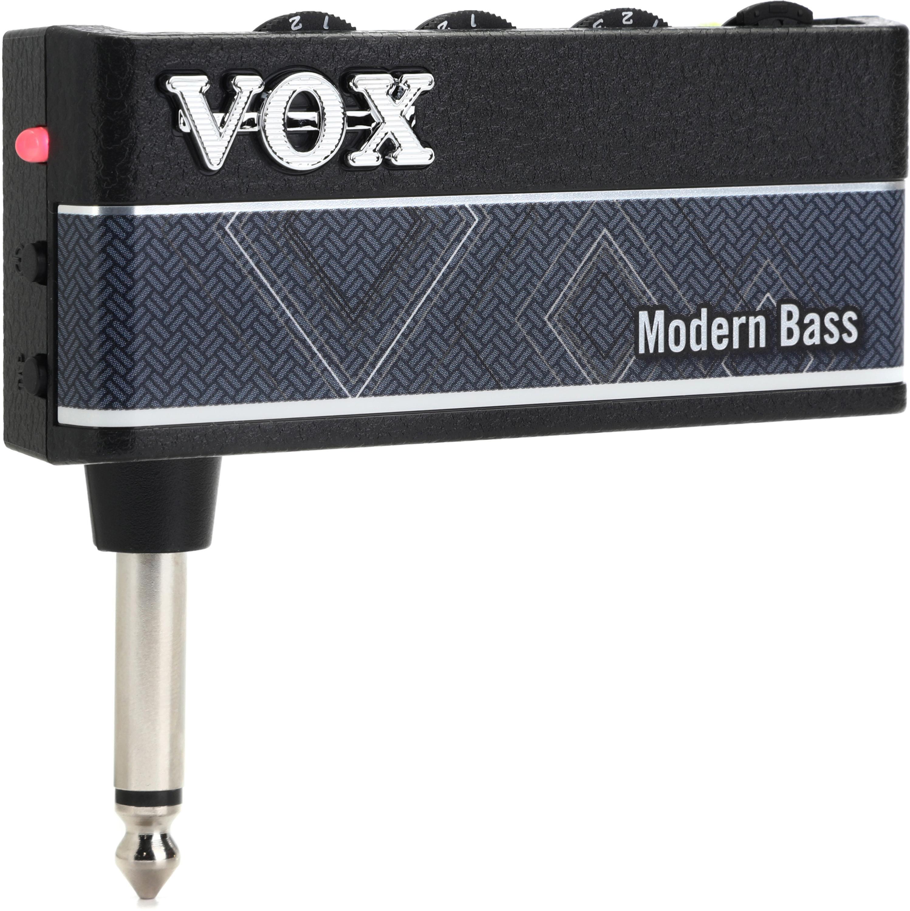 Vox amPlug 3 Modern Bass Headphone Amp and Headphones