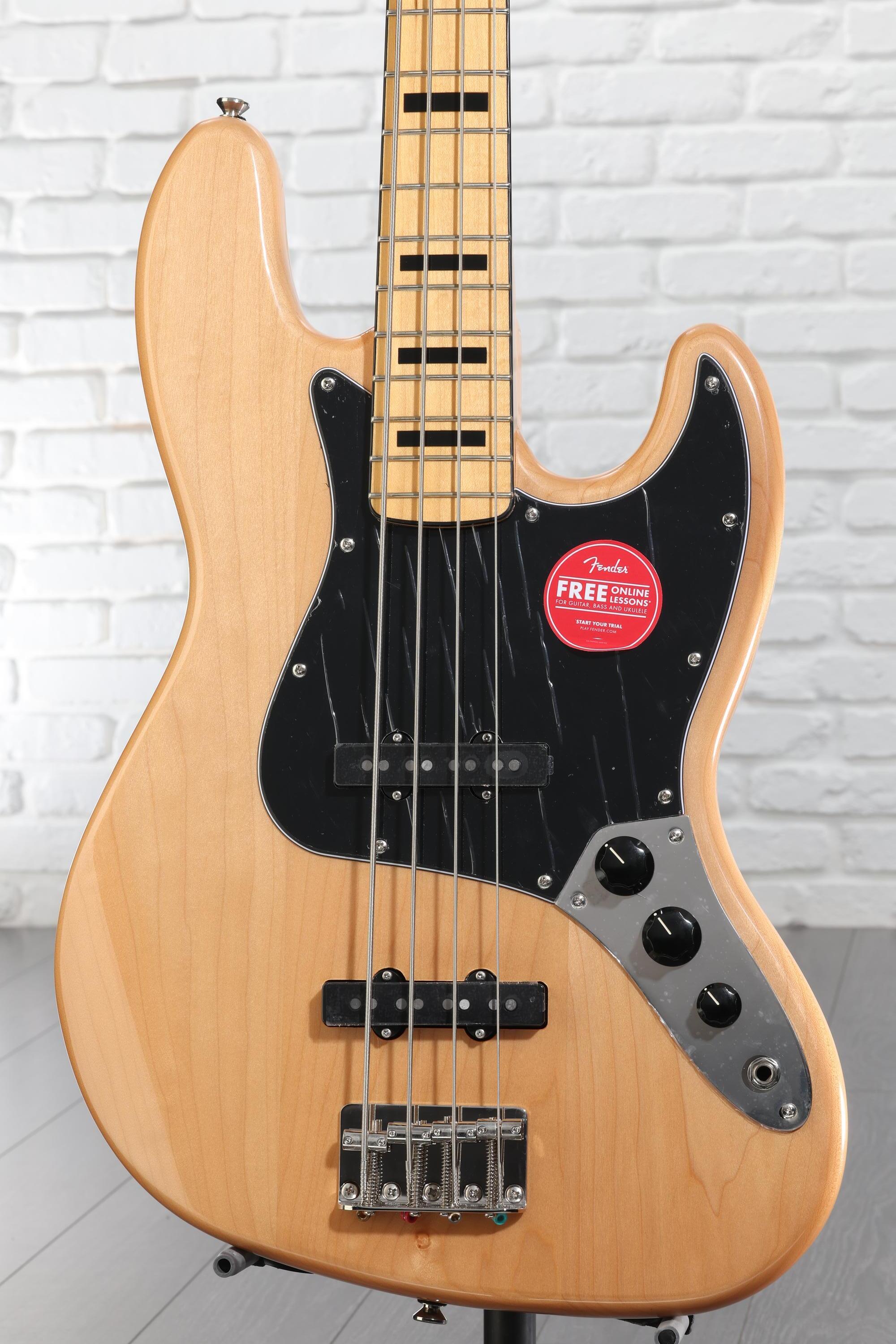 田*軍様 Squier Jazz Bass ナチュラル ソフトケース付き Squier Classic Vibe '70s Jazz Bass - Natural | Sweetwater