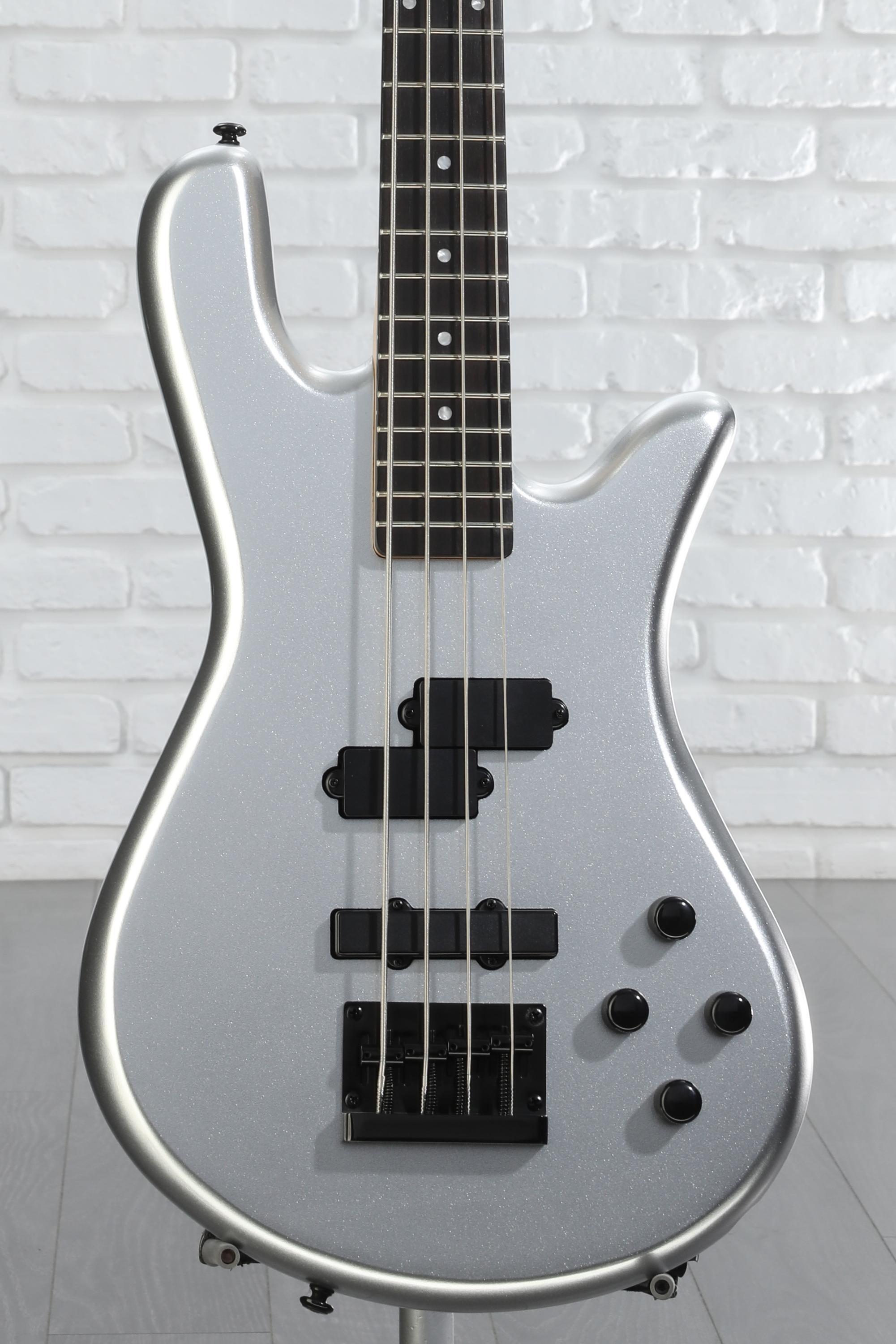 Spector Performer 4 Bass Guitar - Silver | Sweetwater
