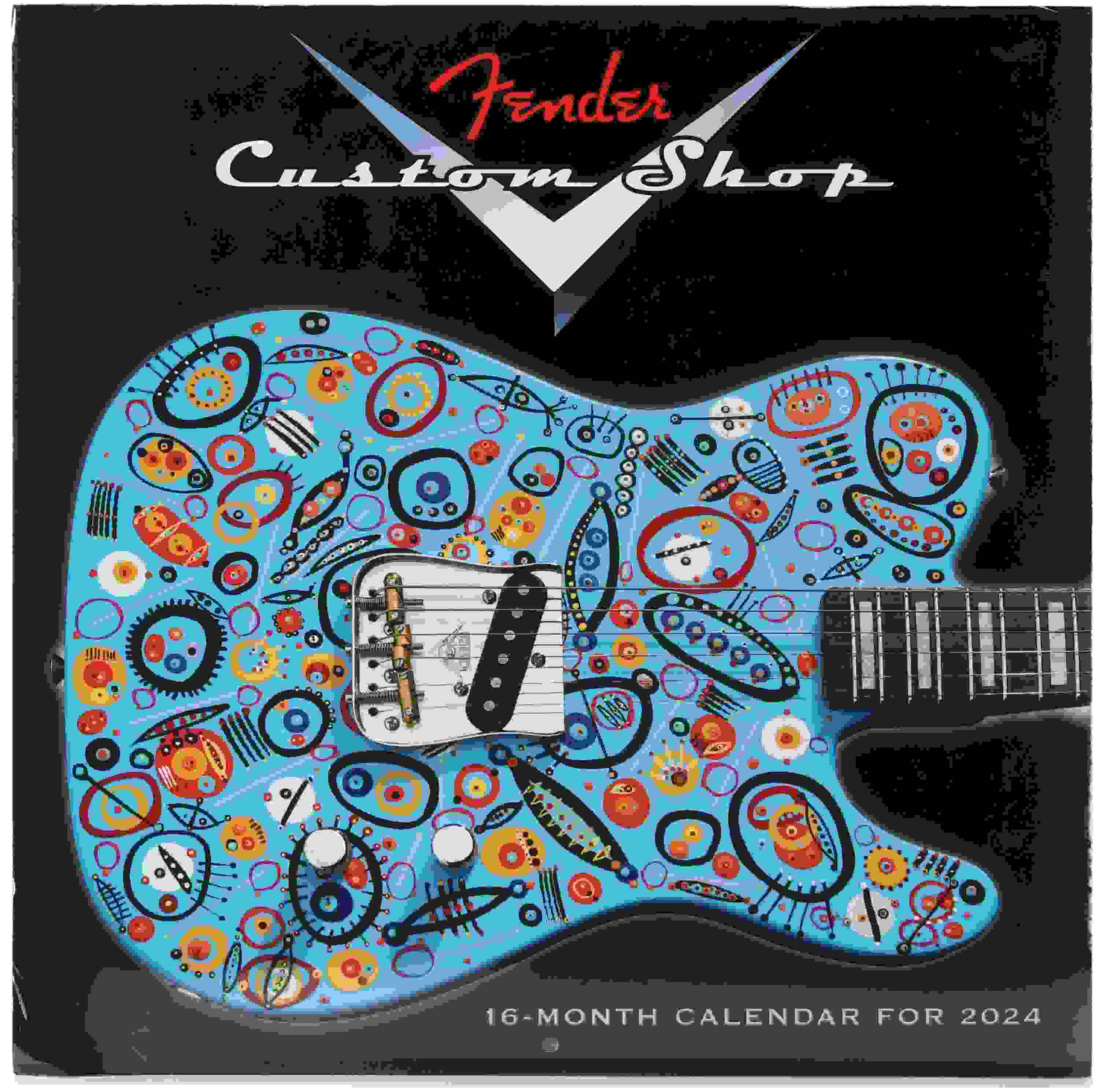 Fender Custom Shop 2024 Guitar Calendar Sweetwater