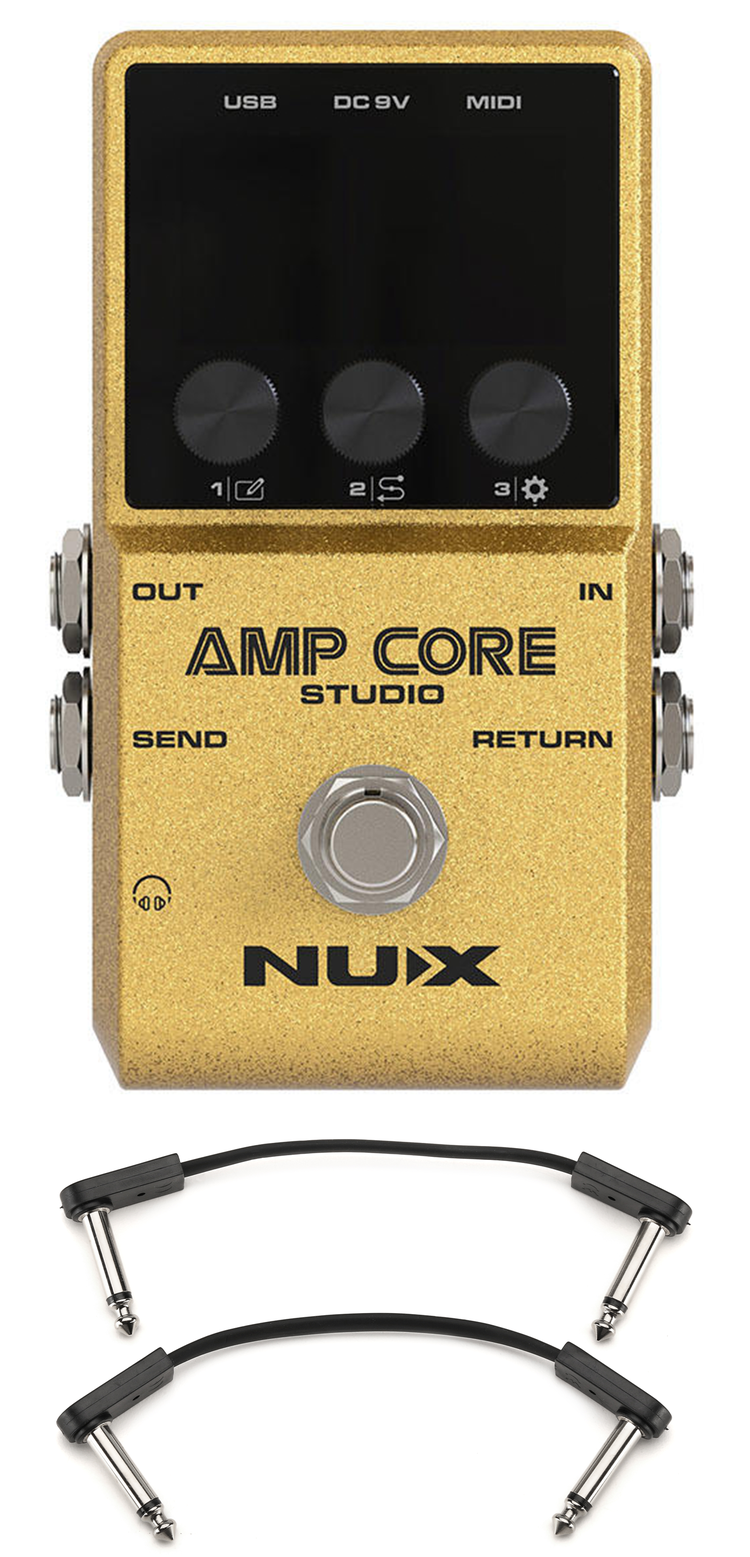 NUX Amp Core Studio Guitar Amp Modeling Pedal with EBS Patch