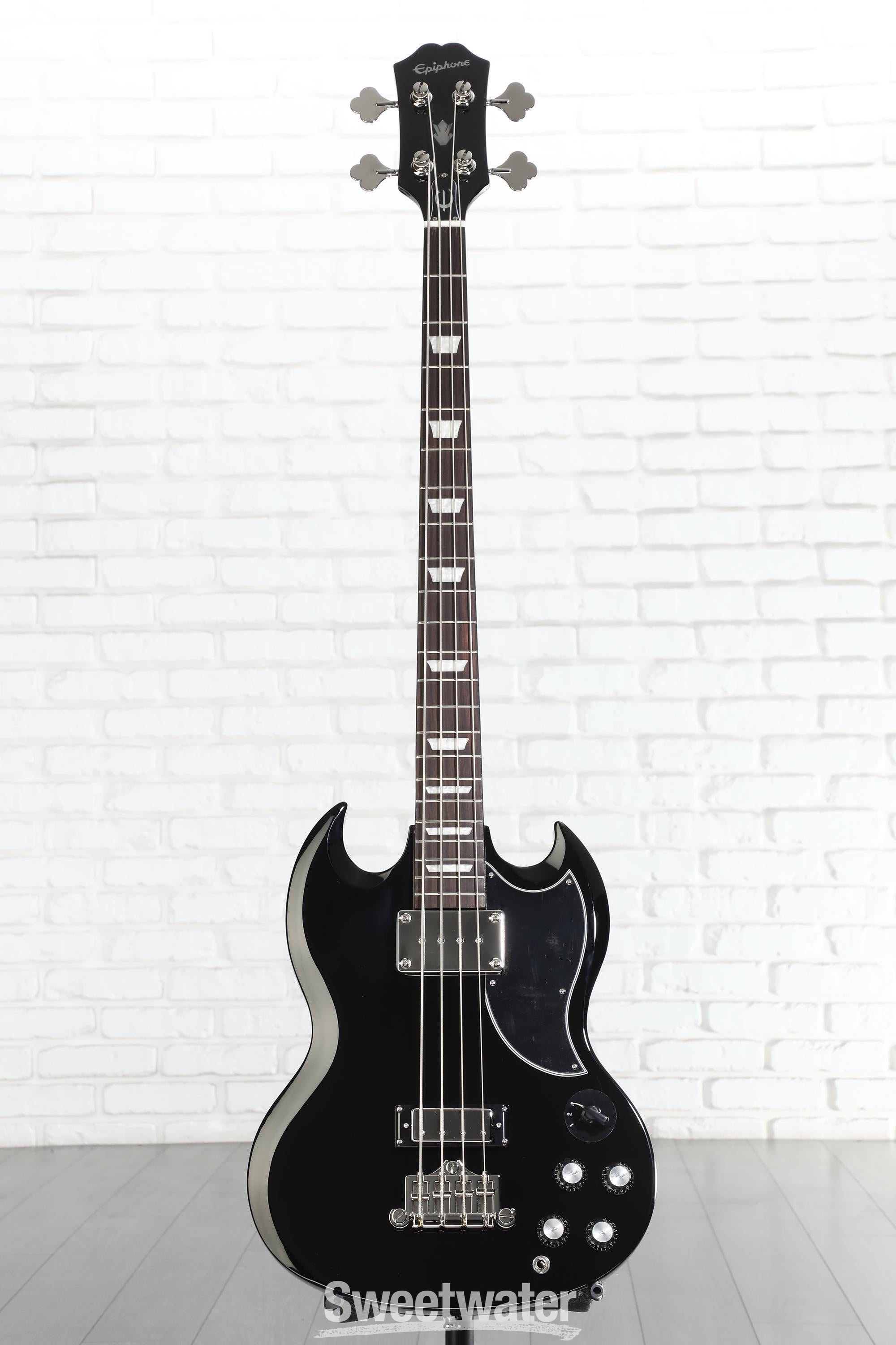 Epiphone EB-3 Bass Guitar - Ebony | Sweetwater