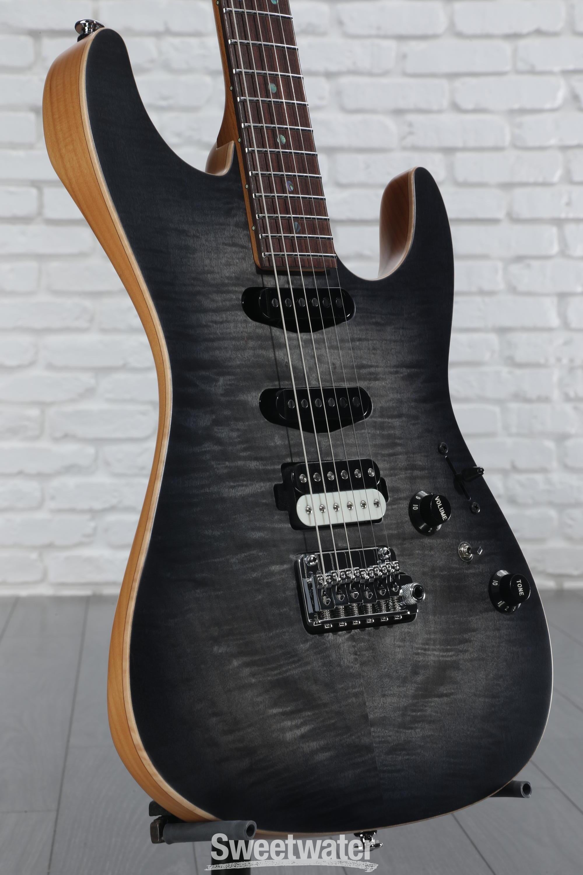 Ibanez Tom Quayle TQM2 Signature Electric Guitar - Charcoal Black