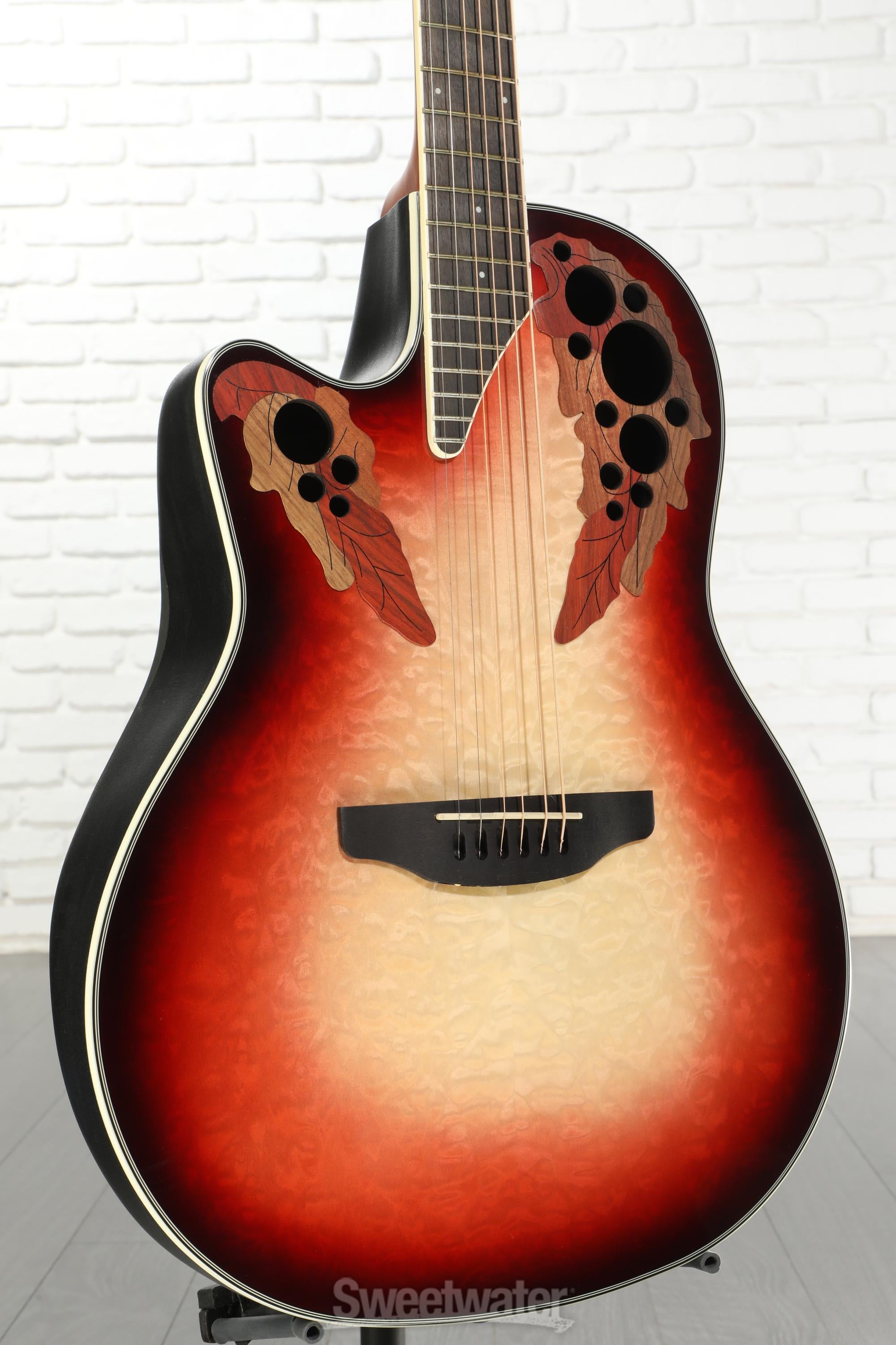 Ovation Celebrity Elite Plus Mid-Depth Left-handed Acoustic