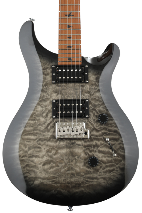 PRS SE Custom 24 Limited Edition - Charcoal Burst with Roasted