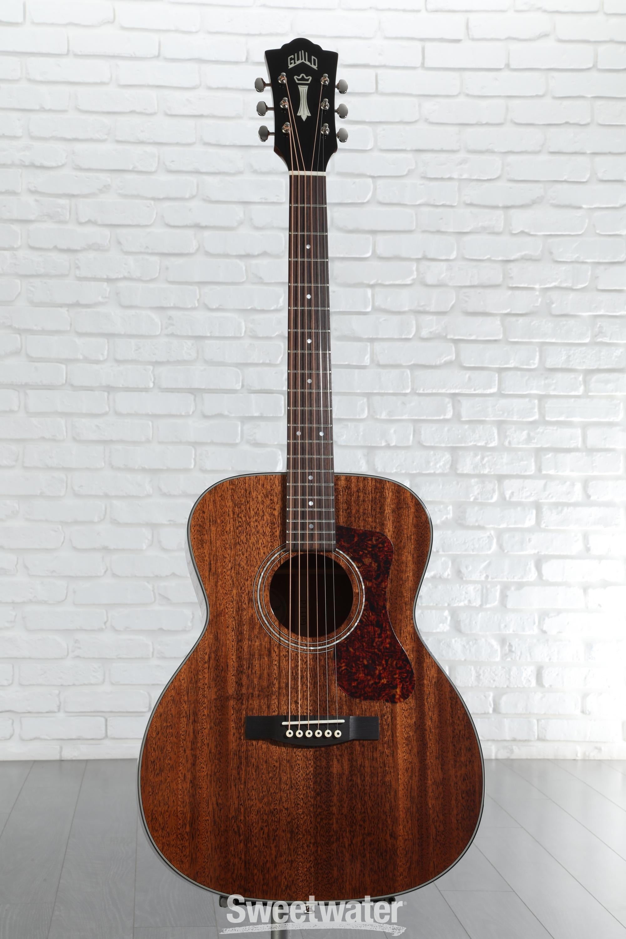 Guild OM-120, Orchestra Acoustic Guitar - Natural | Sweetwater Guild OM-120, Orchestra Acoustic Guitar - Natural | Sweetwater