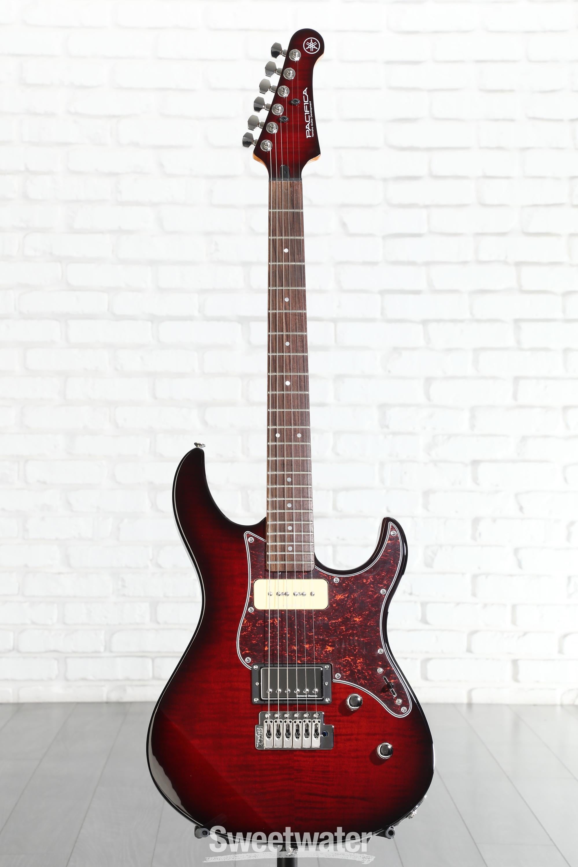 Yamaha PAC611VFM Pacifica Electric Guitar - Dark Red Burst Yamaha PAC611VFM Pacifica Electric Guitar - Dark Red Burst