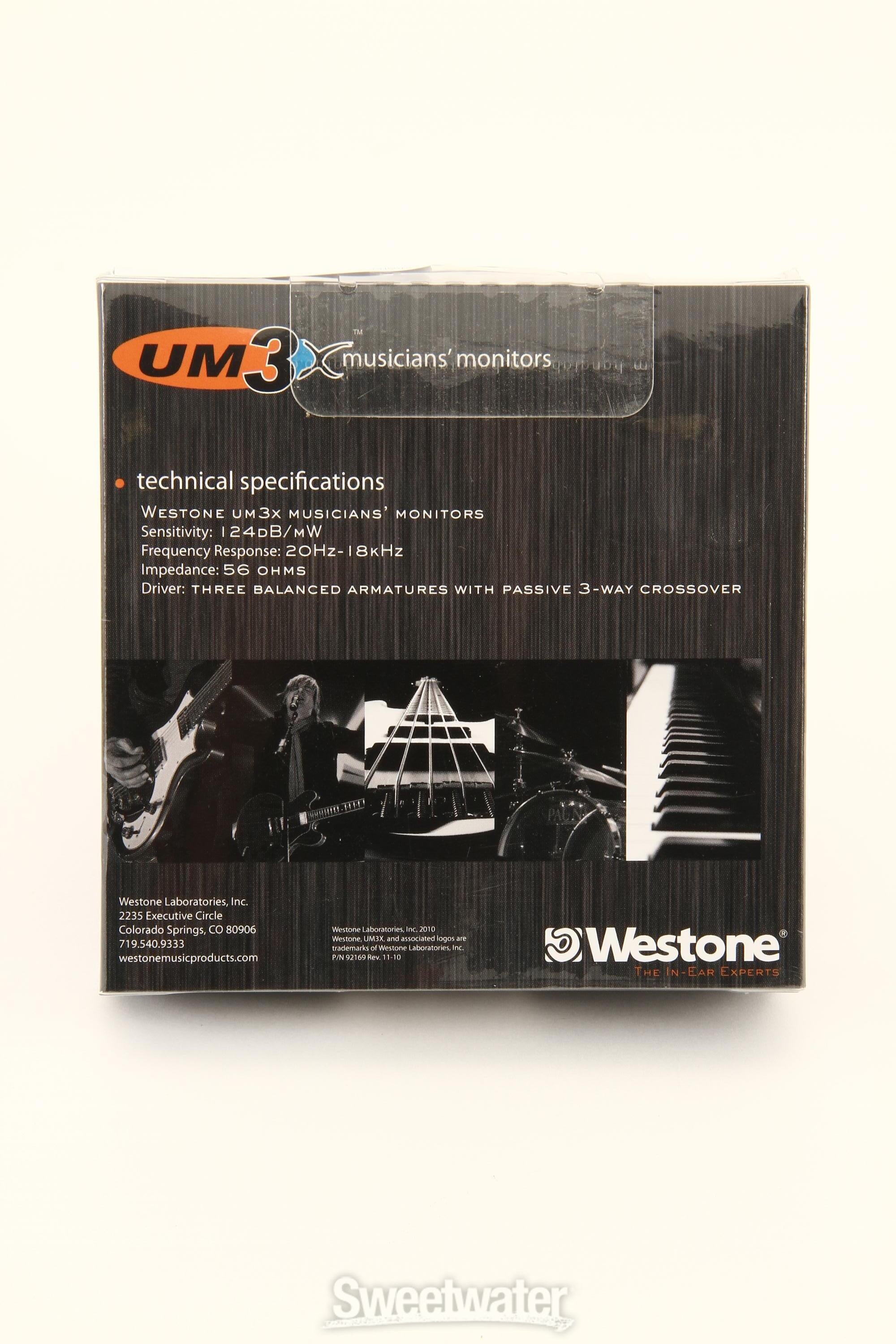 Westone Audio UM3X | Sweetwater