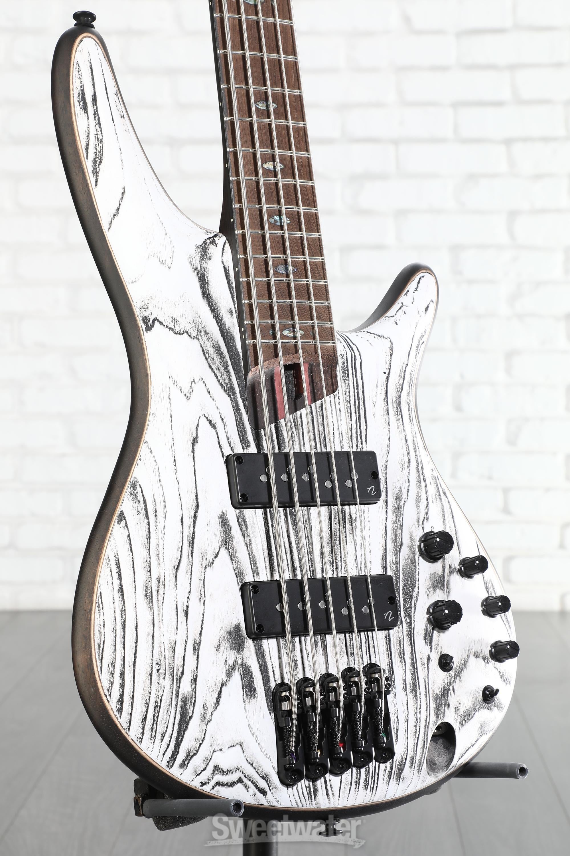 Ibanez Premium SR1325SB 5-string Electric Bass Guitar - Icebreaker Wave Flat