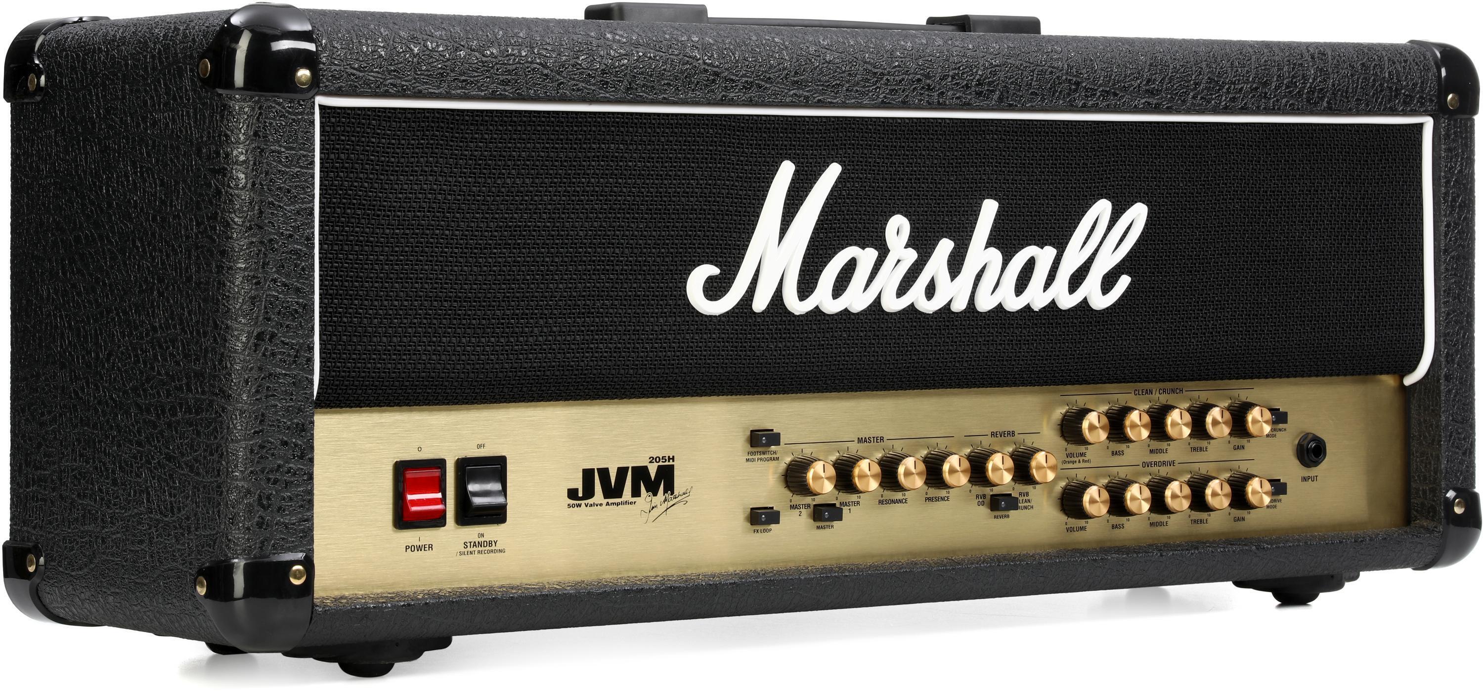 Marshall JVM205H 50-watt 2-channel Tube Head | Sweetwater