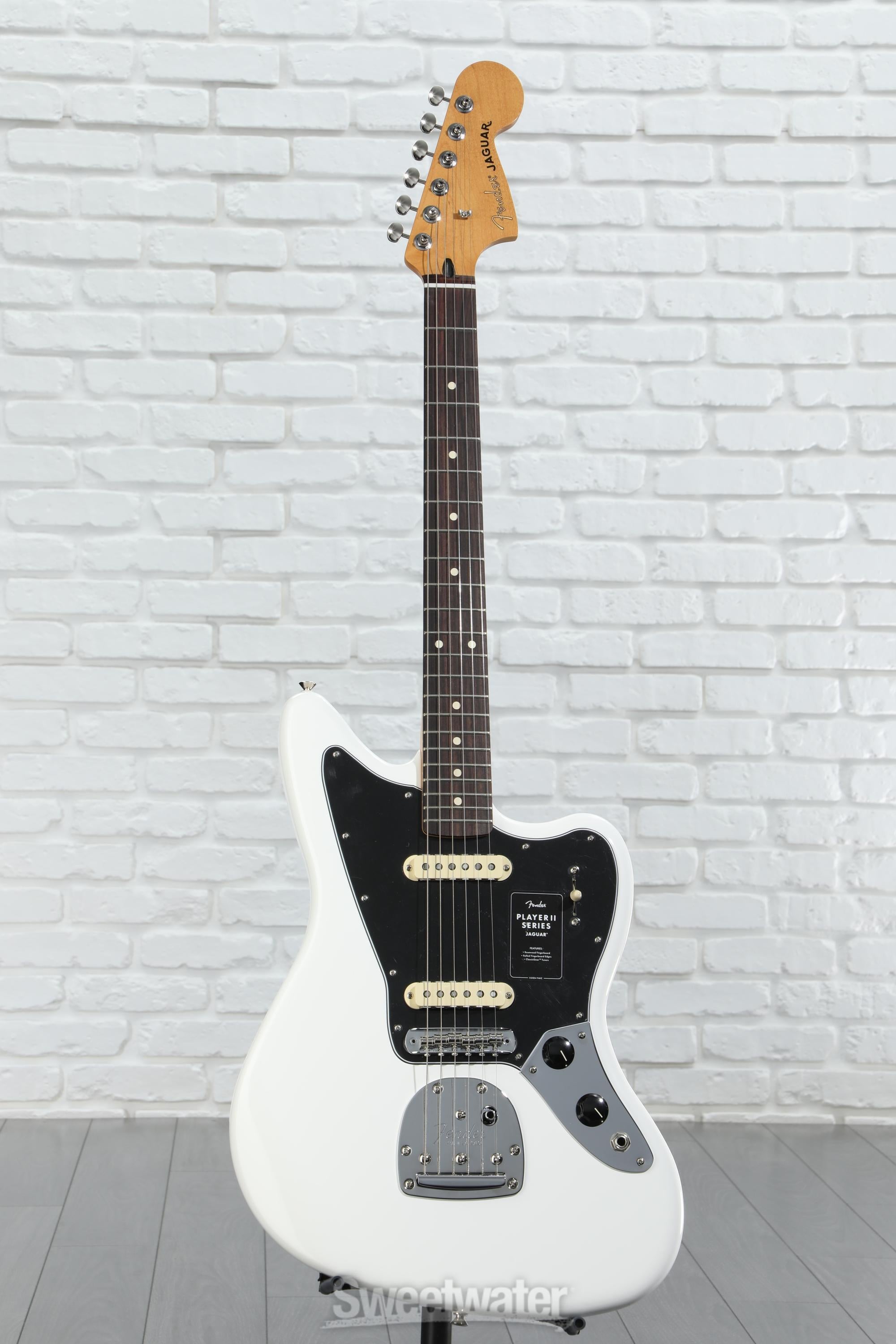 ギター FENDER Player II Jaguar Polar White Amazon.com: Fender Player II Jaguar Electric Guitar - Polar