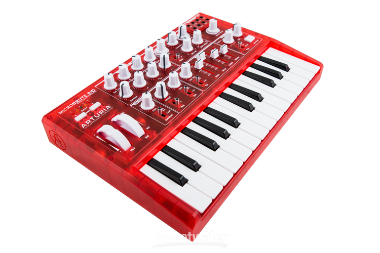 Arturia MicroBrute Red Limited Edition Analog Synthesizer | Sweetwater