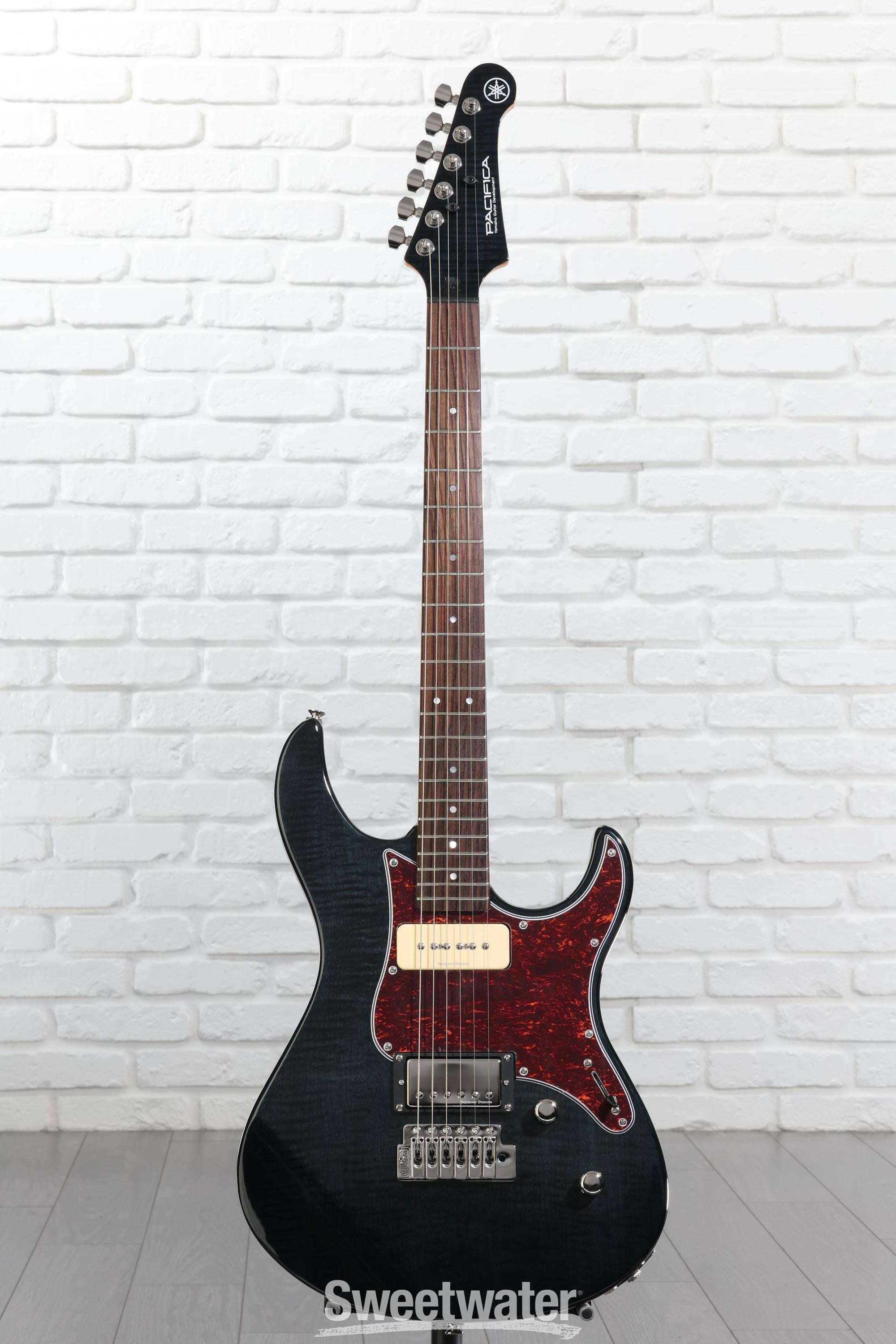 Yamaha PAC611VFM Pacifica Electric Guitar - Trans Black