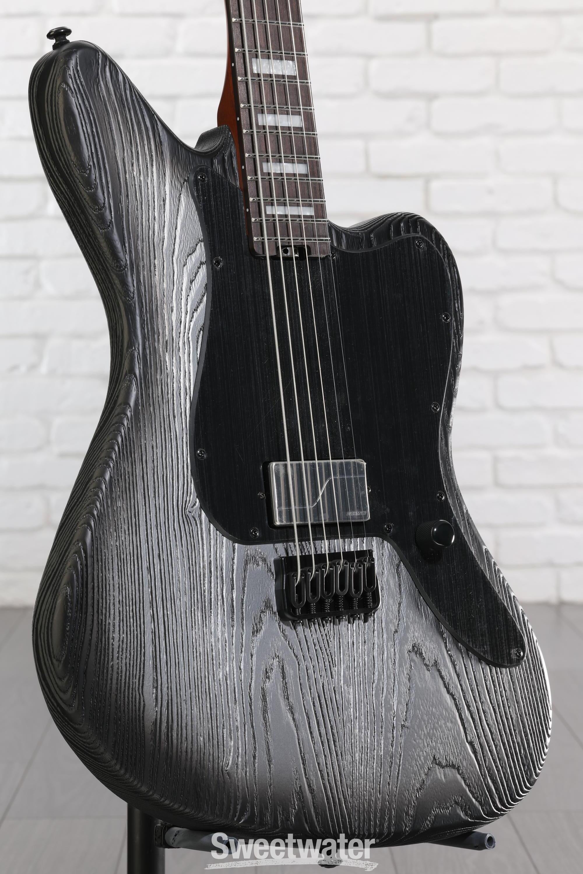 Photo of ESP LTD XJ-1B Baritone Electric Guitar - Silver Blast