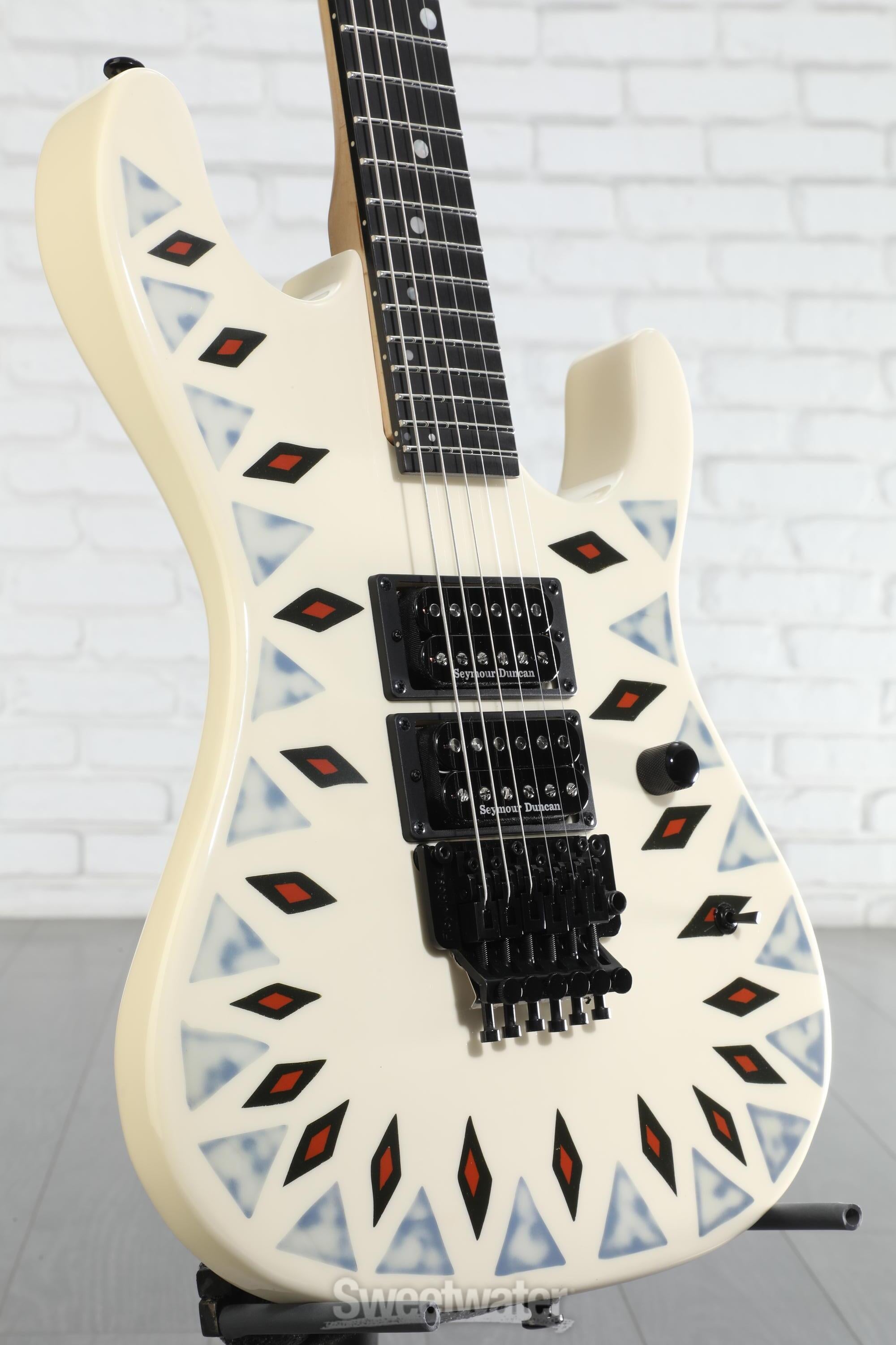 Kramer Nightswan Electric Guitar - Aztec Marble Graphic