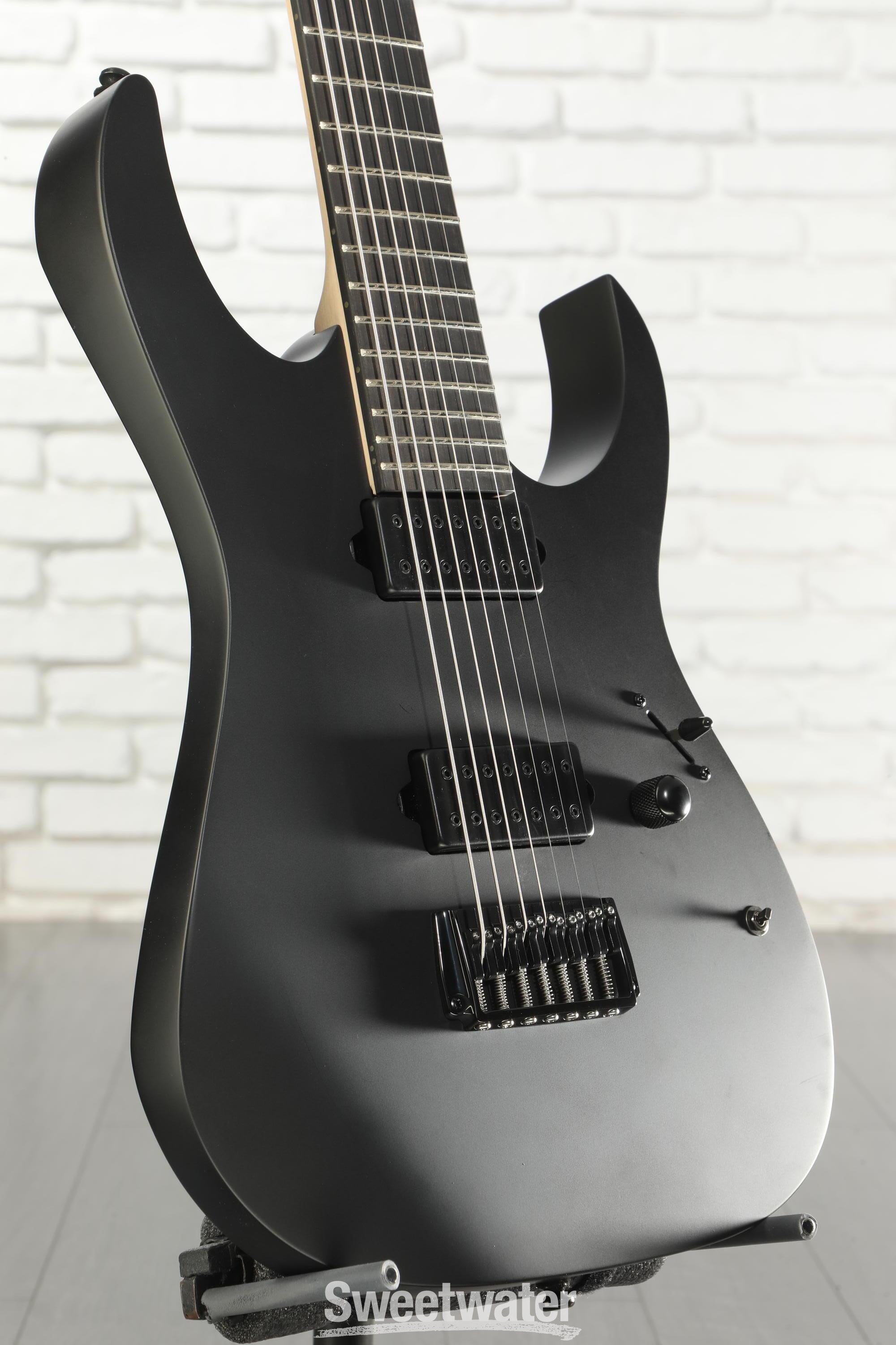 Ibanez Iron Label RGIXL7 - Black Flat | Sweetwater