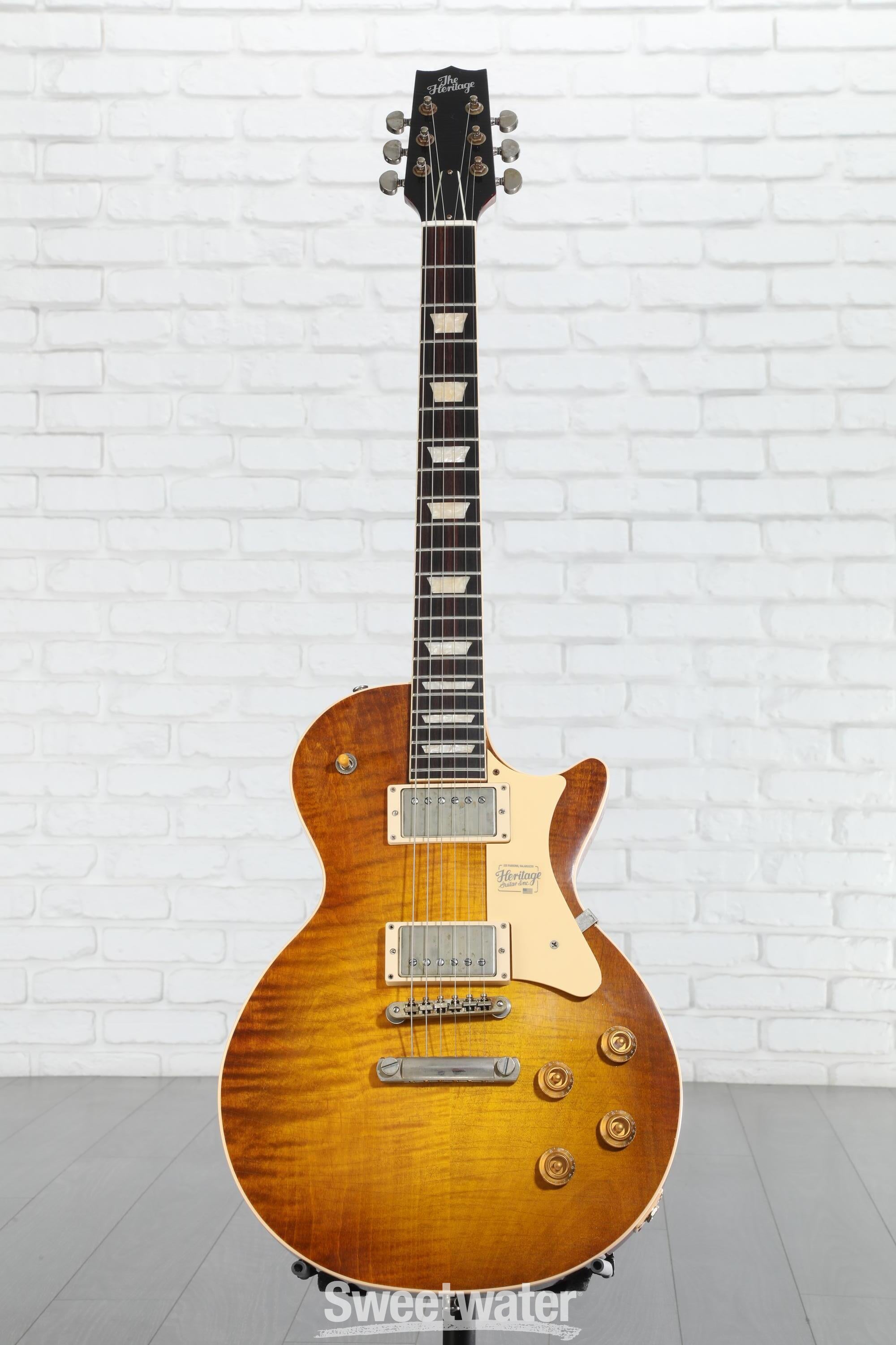 Heritage Artisan Aged H-150 Electric Guitar - Dirty Lemon Burst