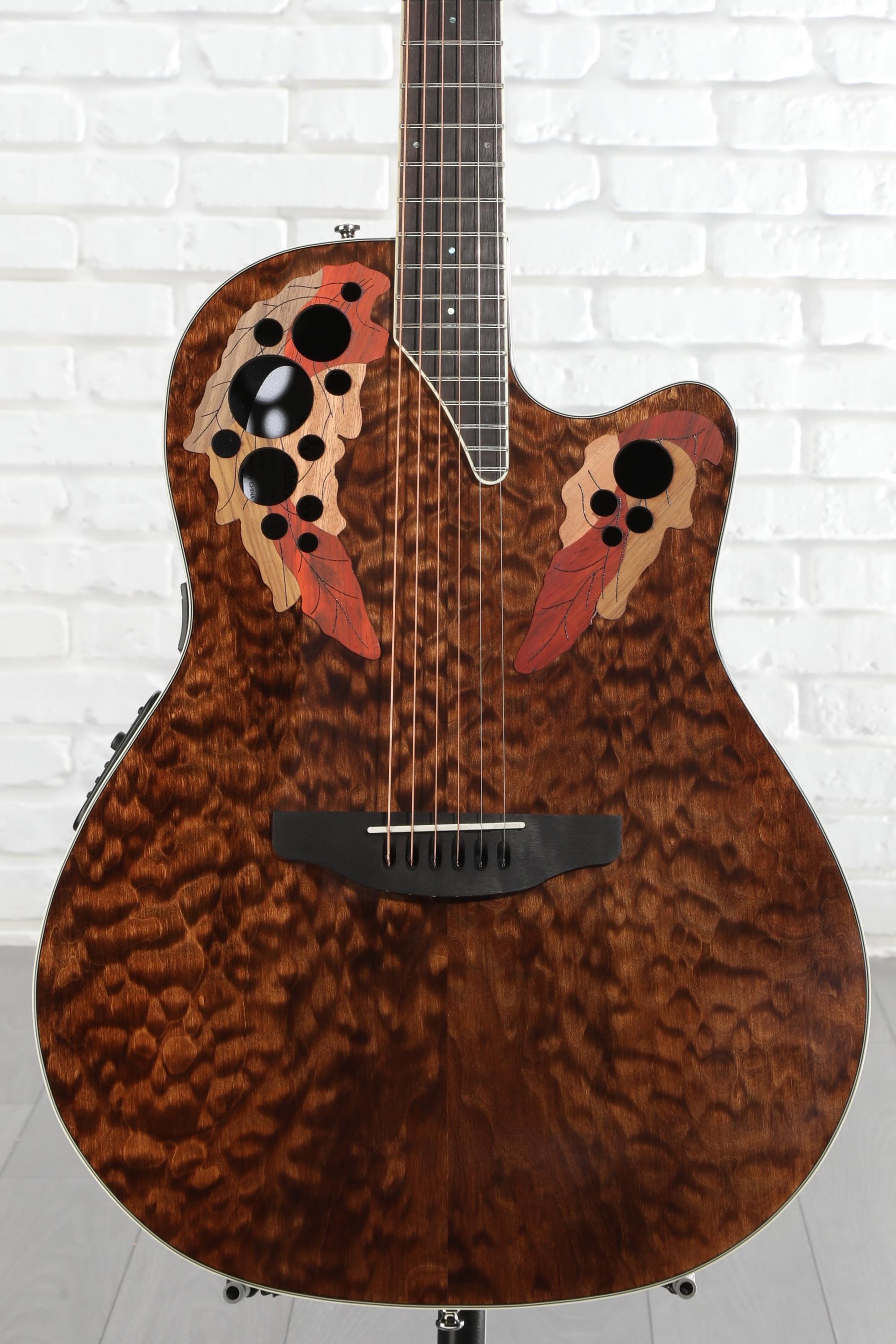 Ovation Celebrity Elite CE48P-TGE Super Shallow Acoustic-Electric