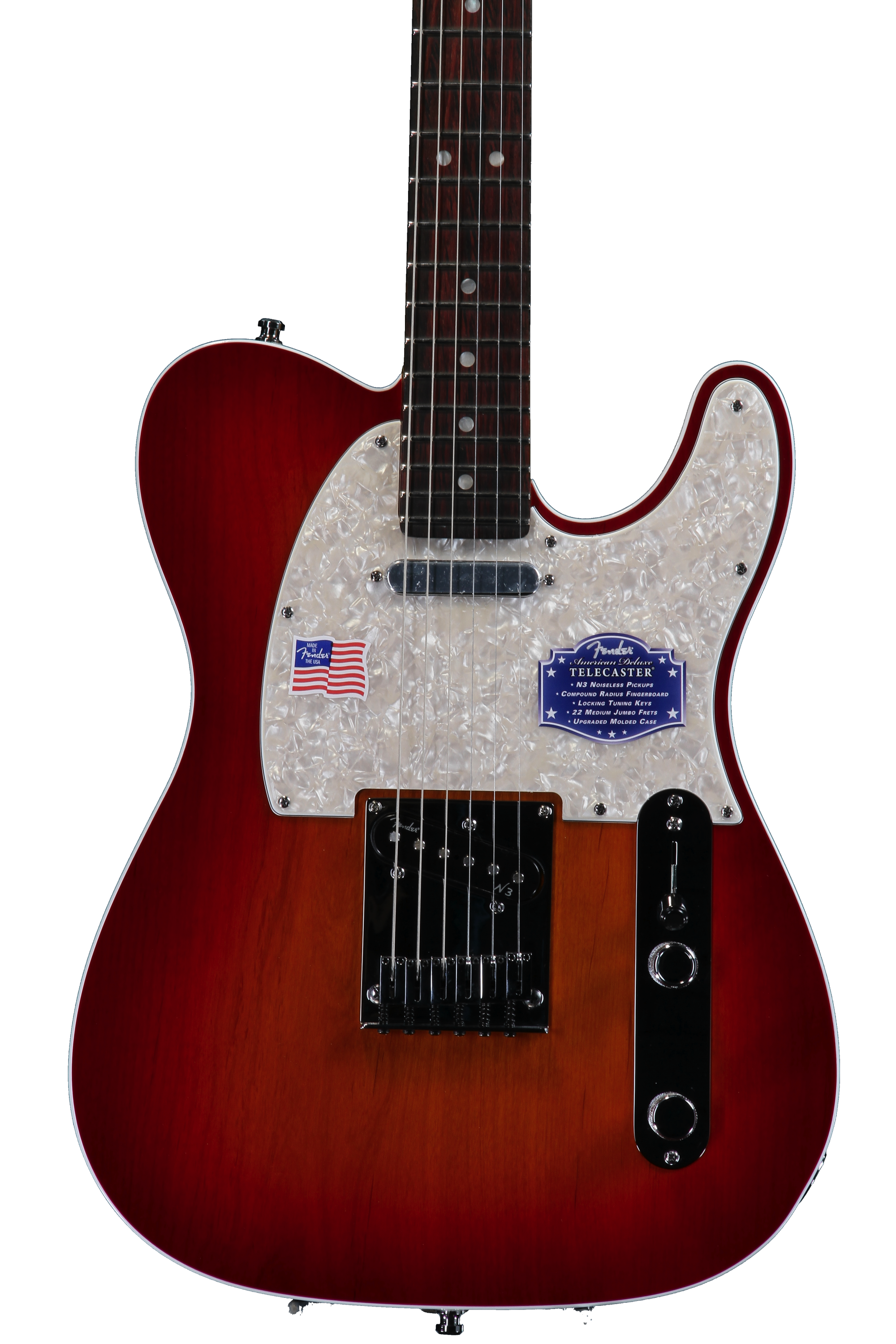 Fender American Deluxe Telecaster - Aged Cherry Burst, Rosewood