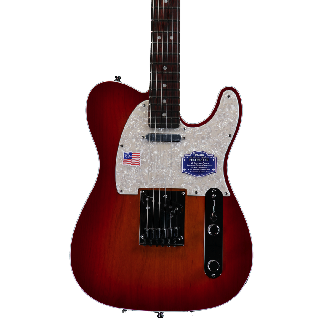 Fender American Deluxe Telecaster - Aged Cherry Burst, Rosewood Fender American Deluxe Telecaster - Aged Cherry Burst, Rosewood