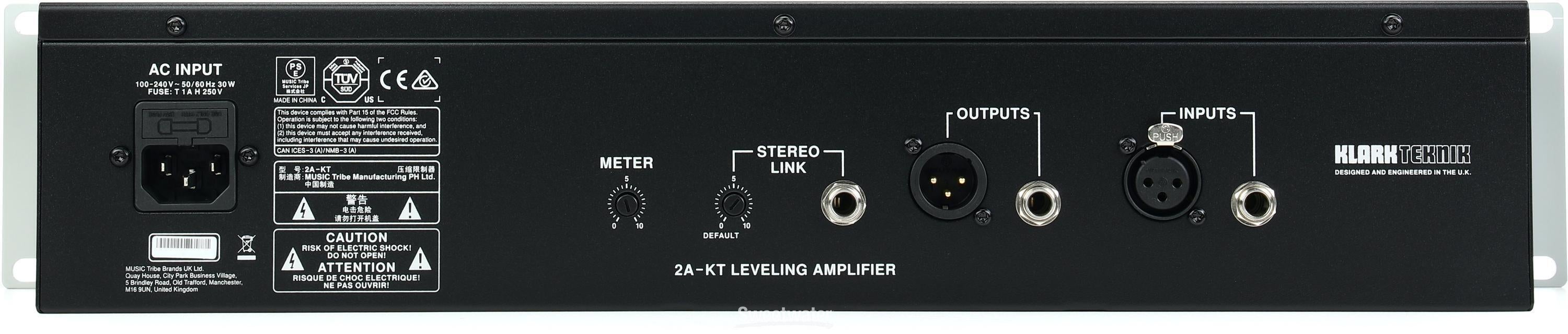 Klark Teknik 2A-KT Optical Tube Leveling Amplifier | Sweetwater